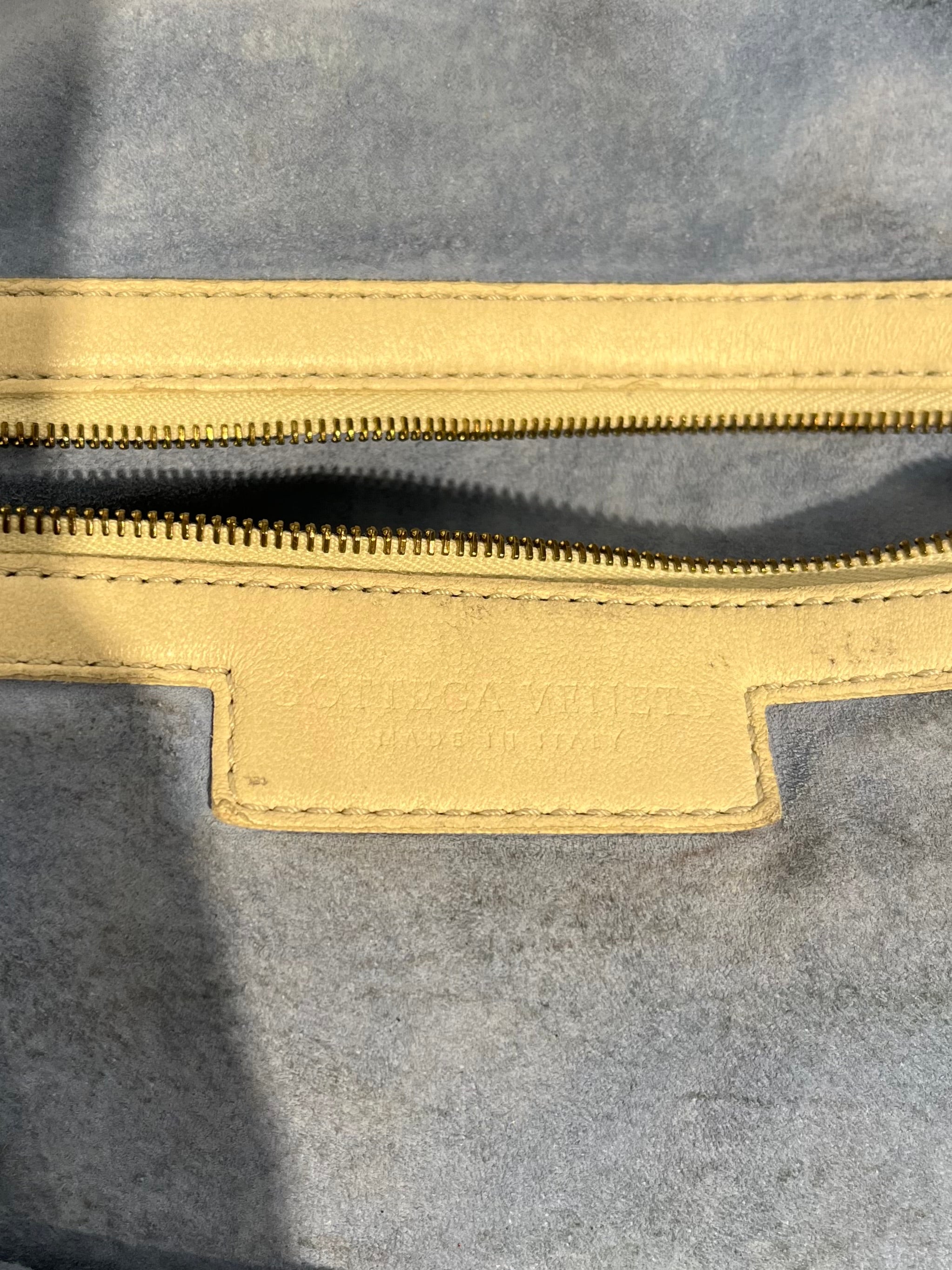 BOTTEGA VENETA/Tote Bag/Leather/CRM/WAFFLE/ COTTON MIDDLE view 4