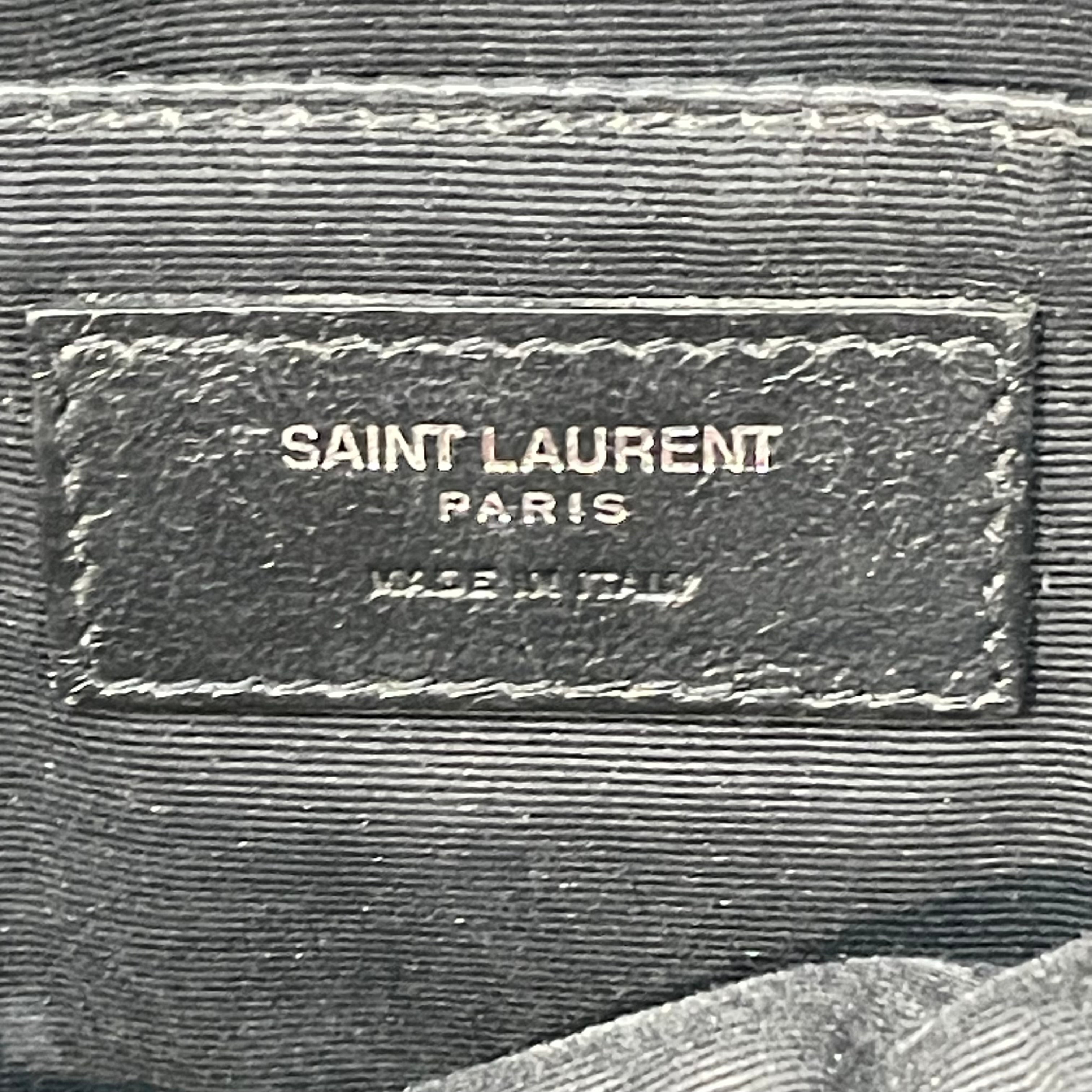 YVES SAINT LAURENT/Bag/Leather/BLK/lou camera bag view 5