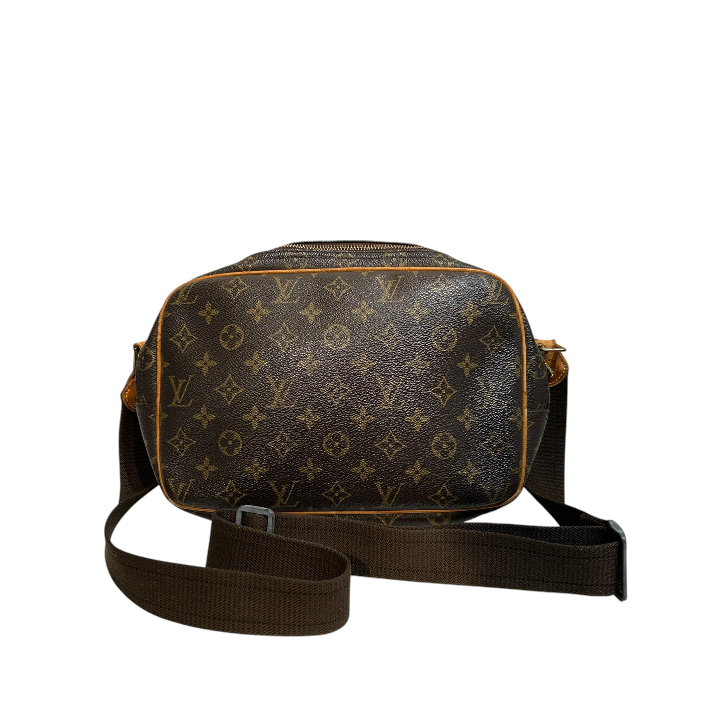 LOUIS VUITTON/Cross Body Bag/Monogram/Leather/BRW/REPORTER PM view 2