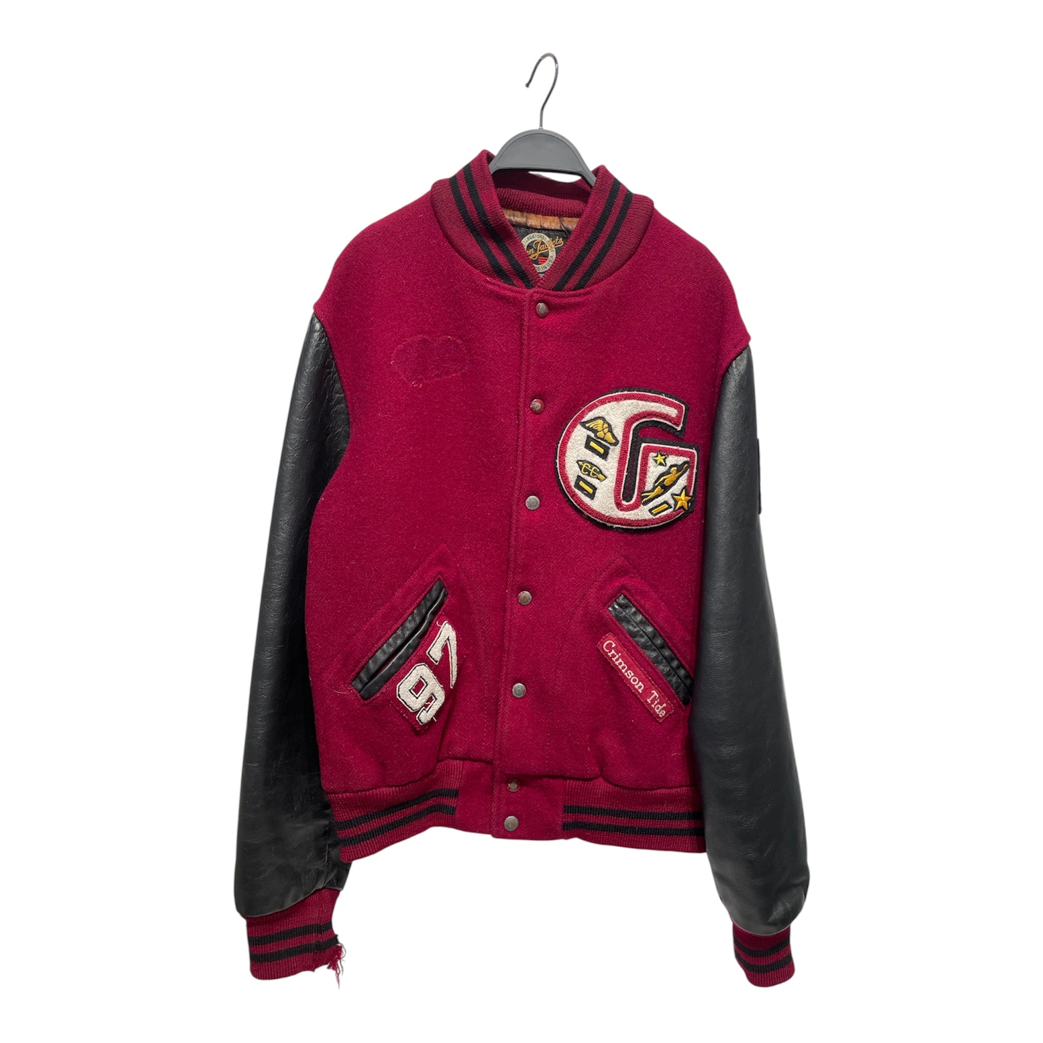 Vintage/Souvenir Jkt/L/Wool/RED/Graphic/Dehen Jackets view 1