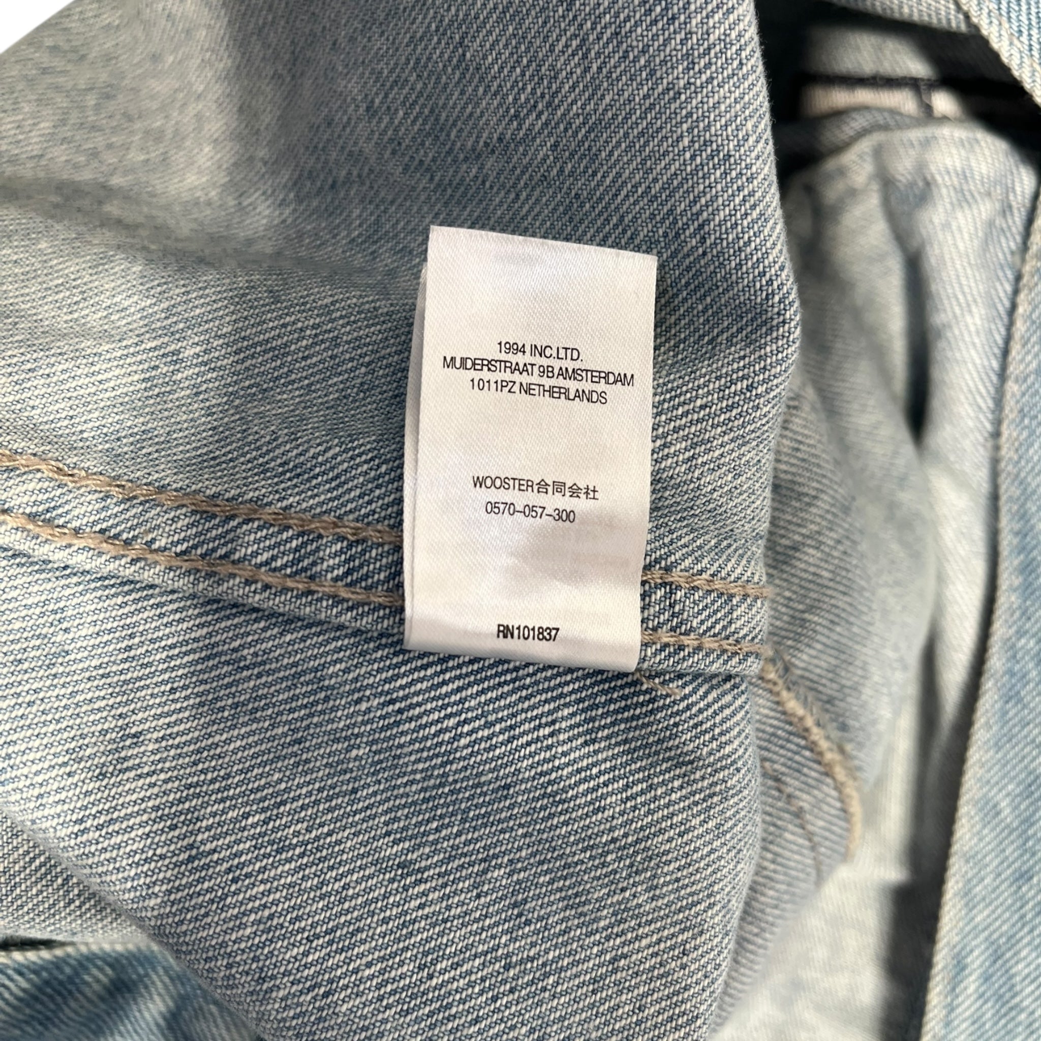 Supreme/BURBERRY LONDON/Denim Jkt/XL/Denim/BLU/ view 4