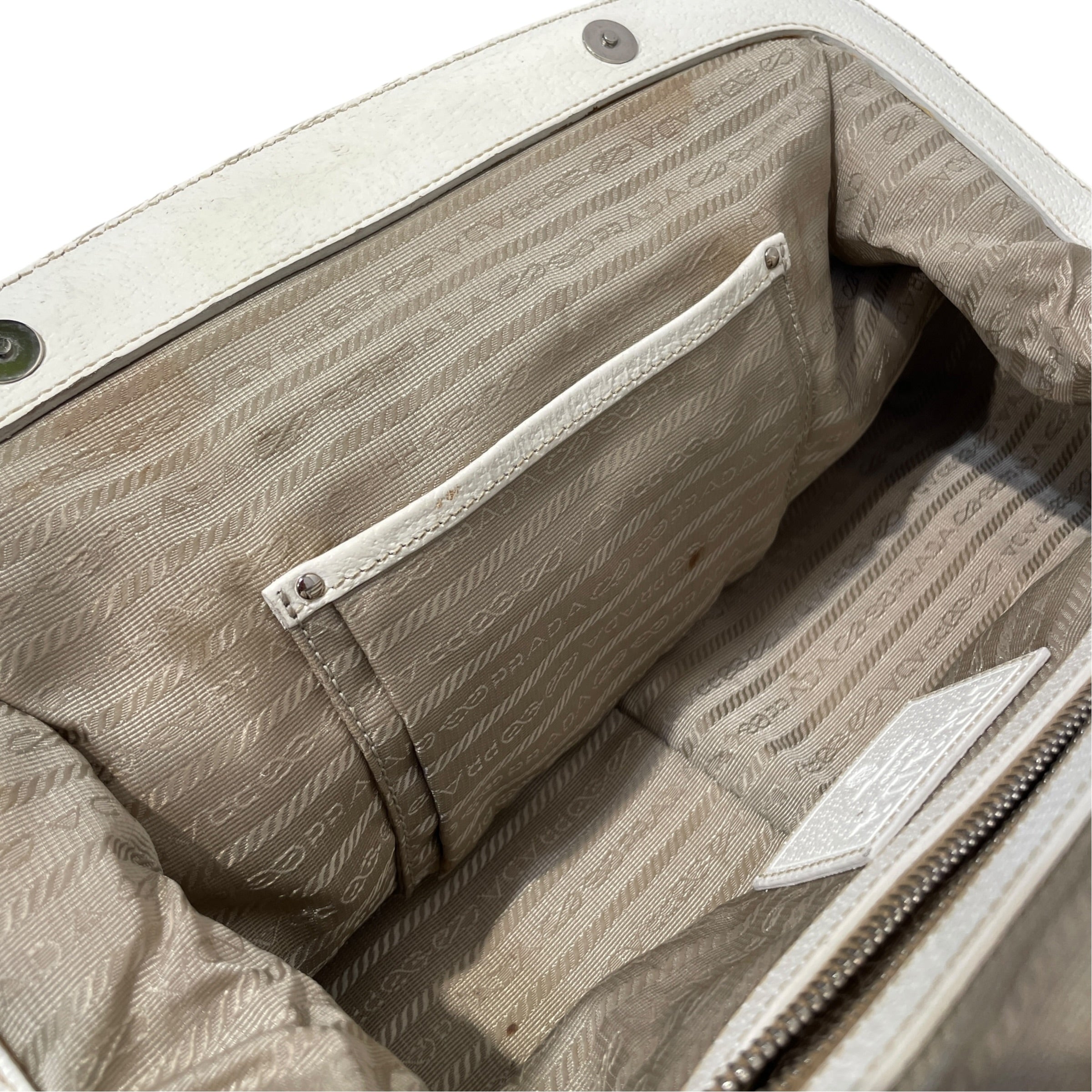 PRADA/Hand Bag/CML/Cinghaile Trimmed Paglia view 7