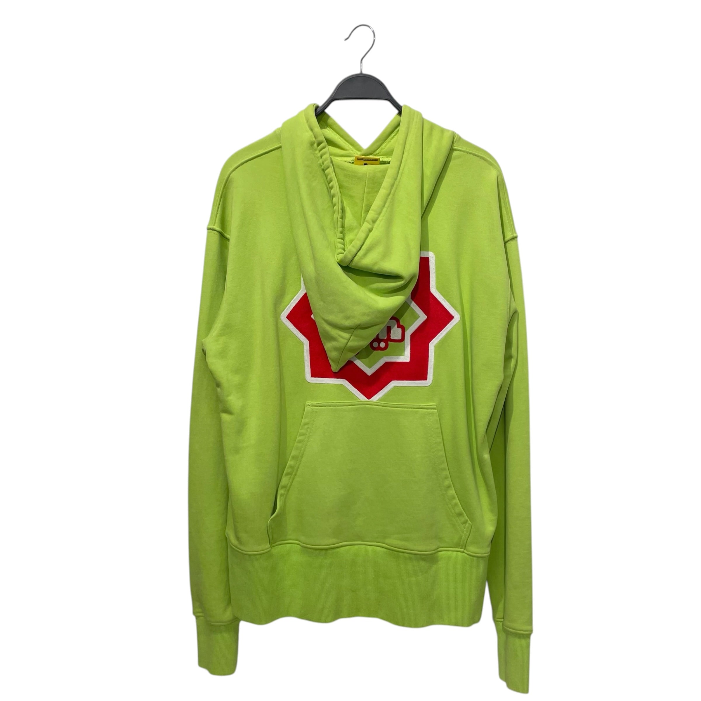 MURD333R.FM/Hoodie/3/Cotton/GRN/fm. chainstith cone hoodie view 2