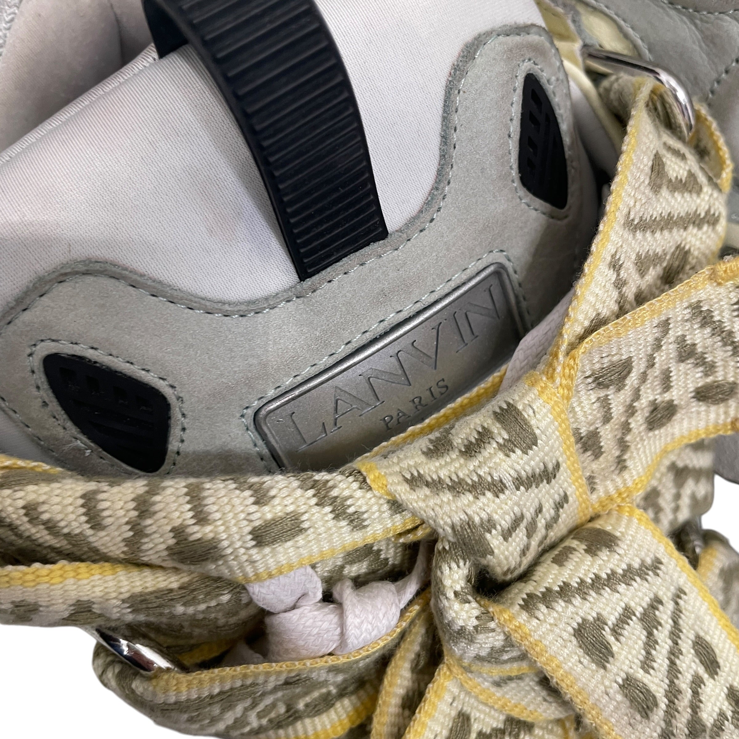 LANVIN/Low-Sneakers/EU 42/Cotton/GRY/ view 4