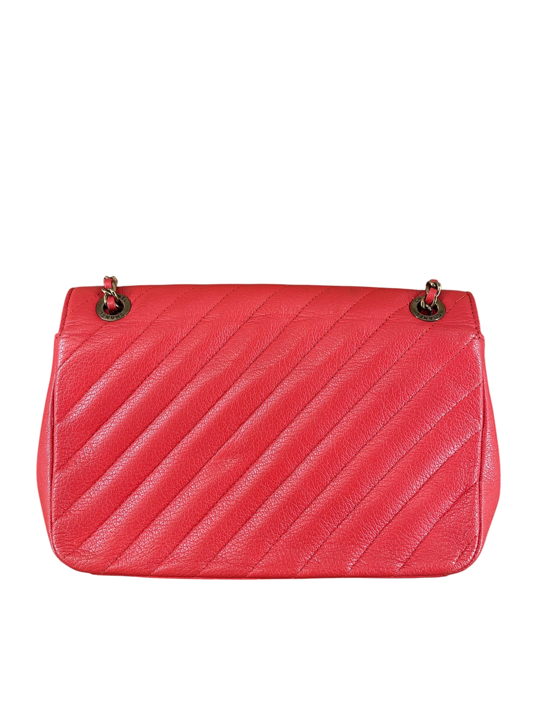 CHANEL/Bag/Leather/ORN/22105813 GLD HRDWRE DIAG LINES view 2
