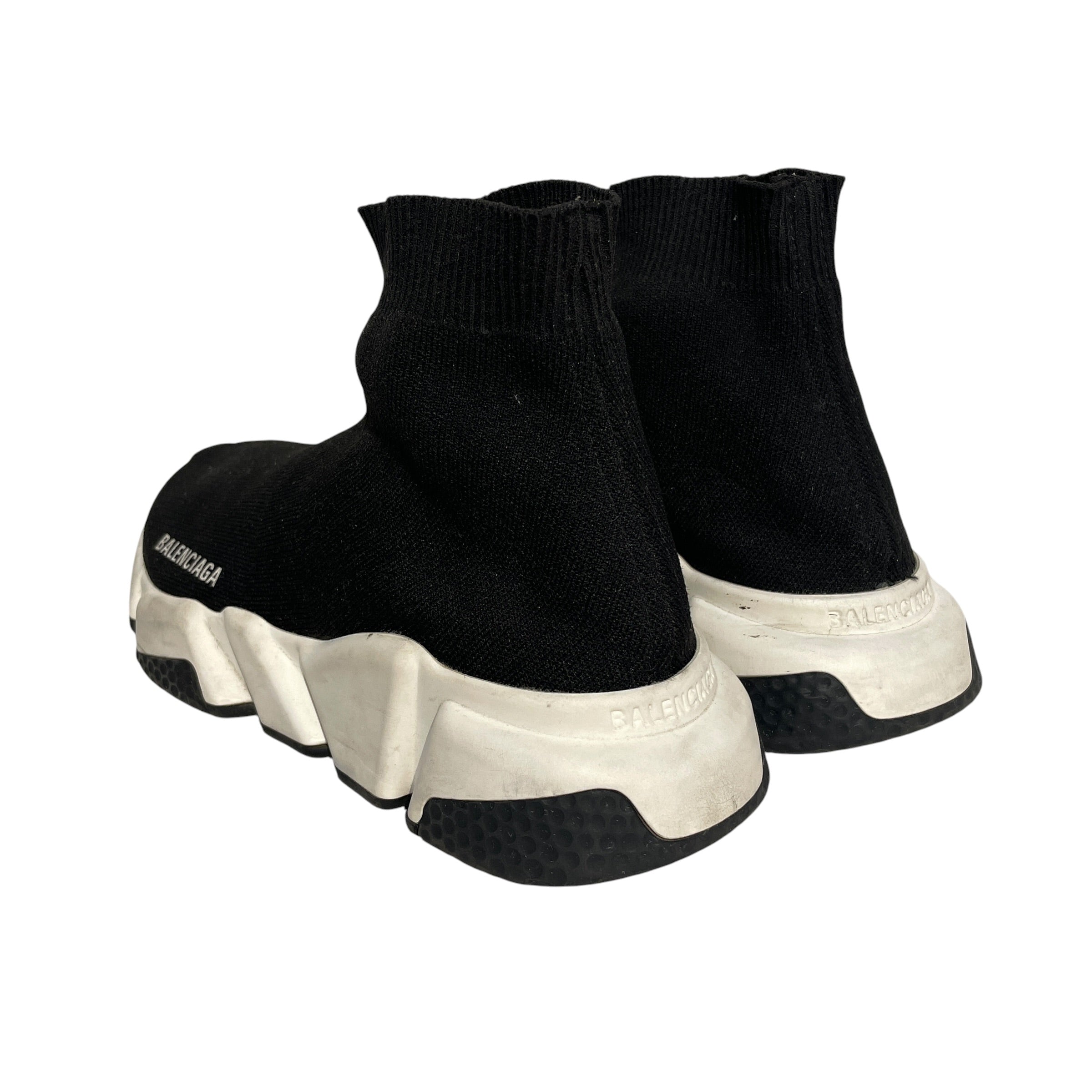 BALENCIAGA/Shoes/US 7/Cotton/BLK/Slip-on/Side Logo Speed Trainer view 2