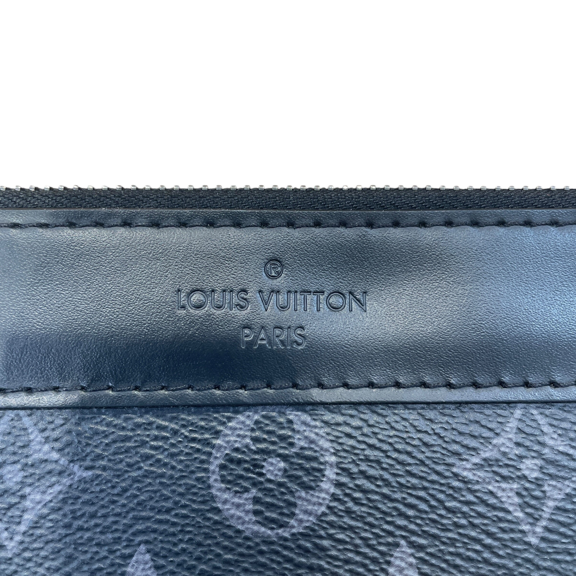 LOUIS VUITTON/LOUIS VUITTON/Pouch/Monogram/Leather/BLK/tn4108 view 6