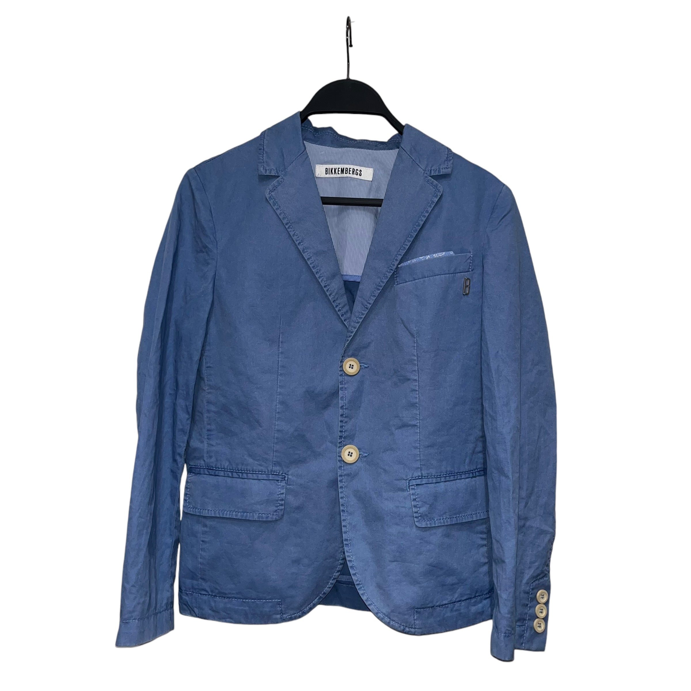 BIKKEMBERGS/Tailored Jkt/SS/Cotton/BLU/ view 1