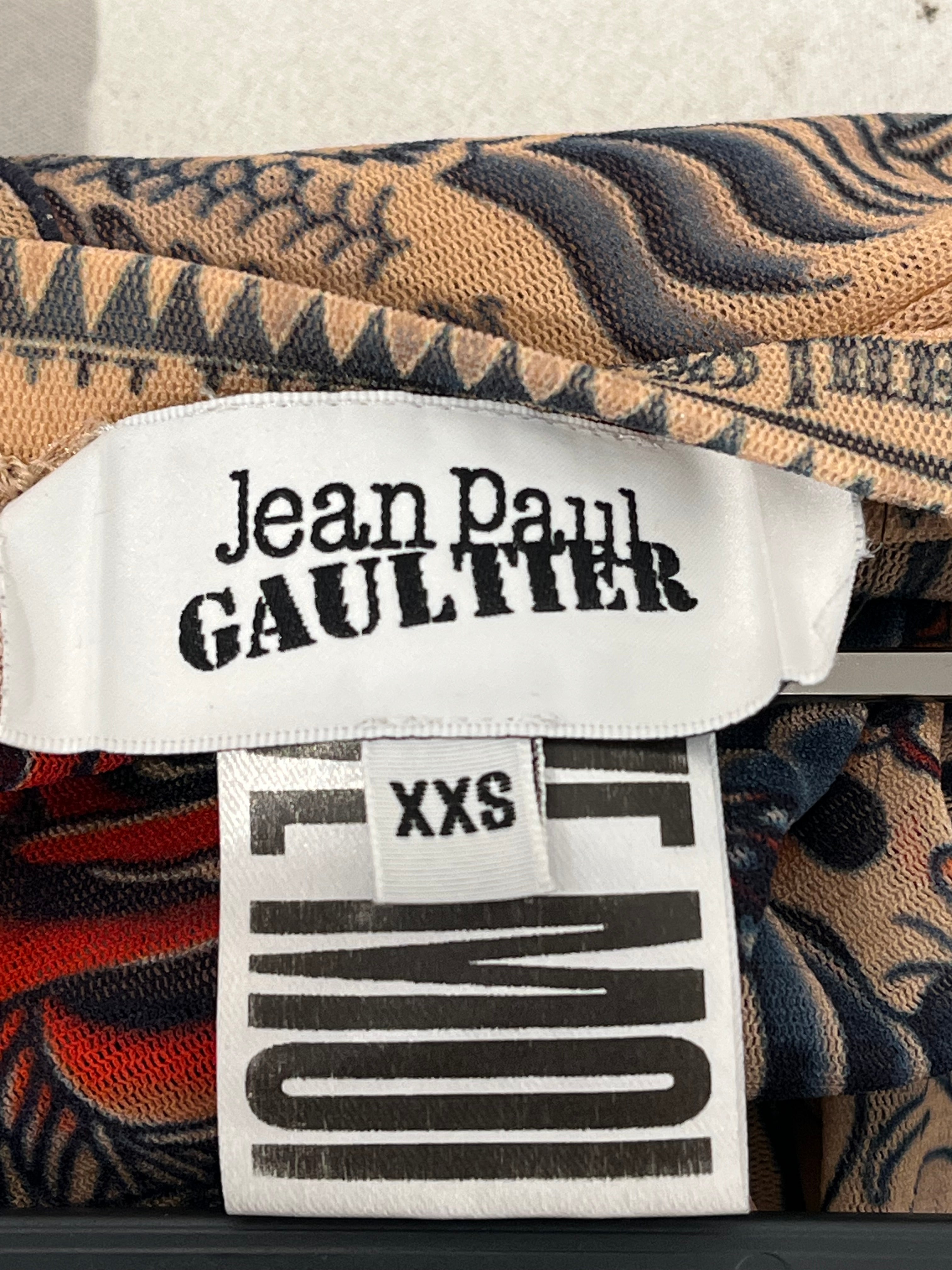 Jean Paul Gaultier/Bottoms/XXS/PNK/NUDE SAILOR TATTOO LEGGINGS view 3