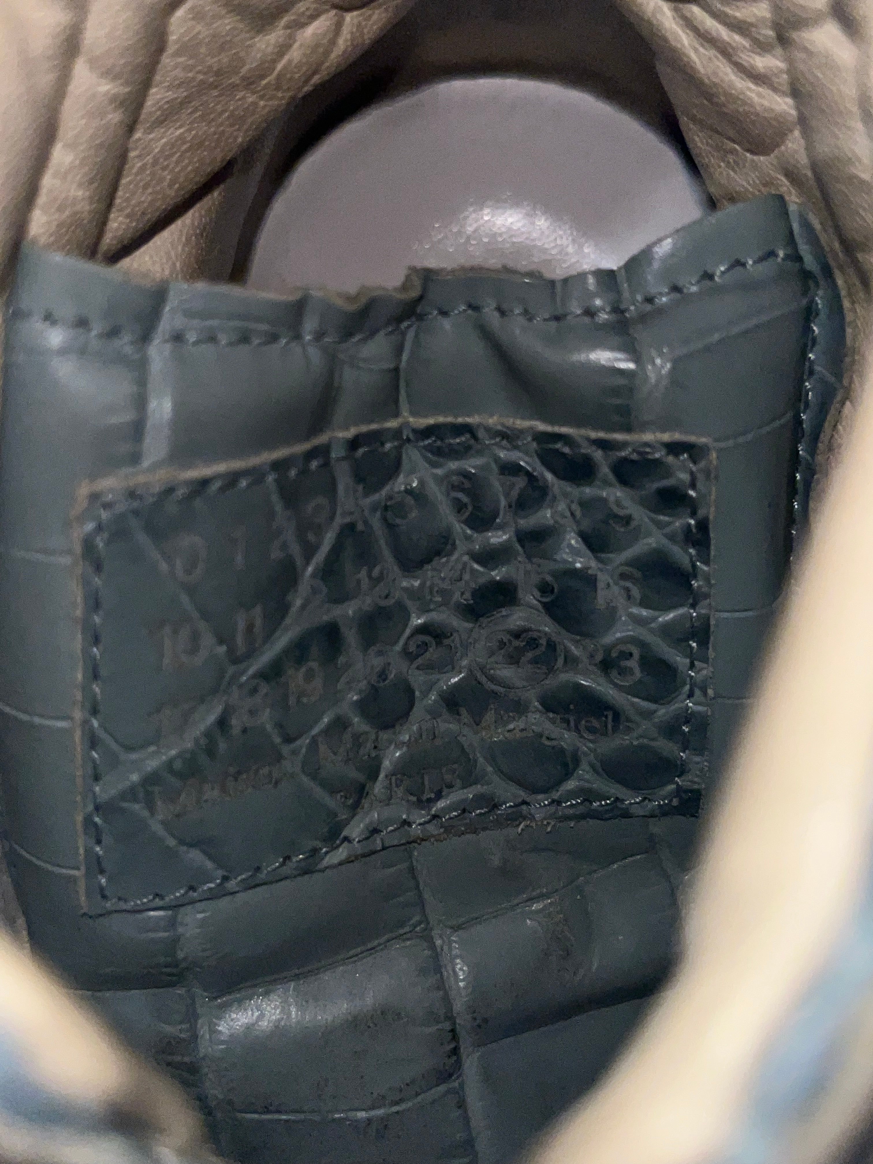 Maison Margiela/Hi-Sneakers/EU 36/BLU/2014 CROC FUTURE view 4