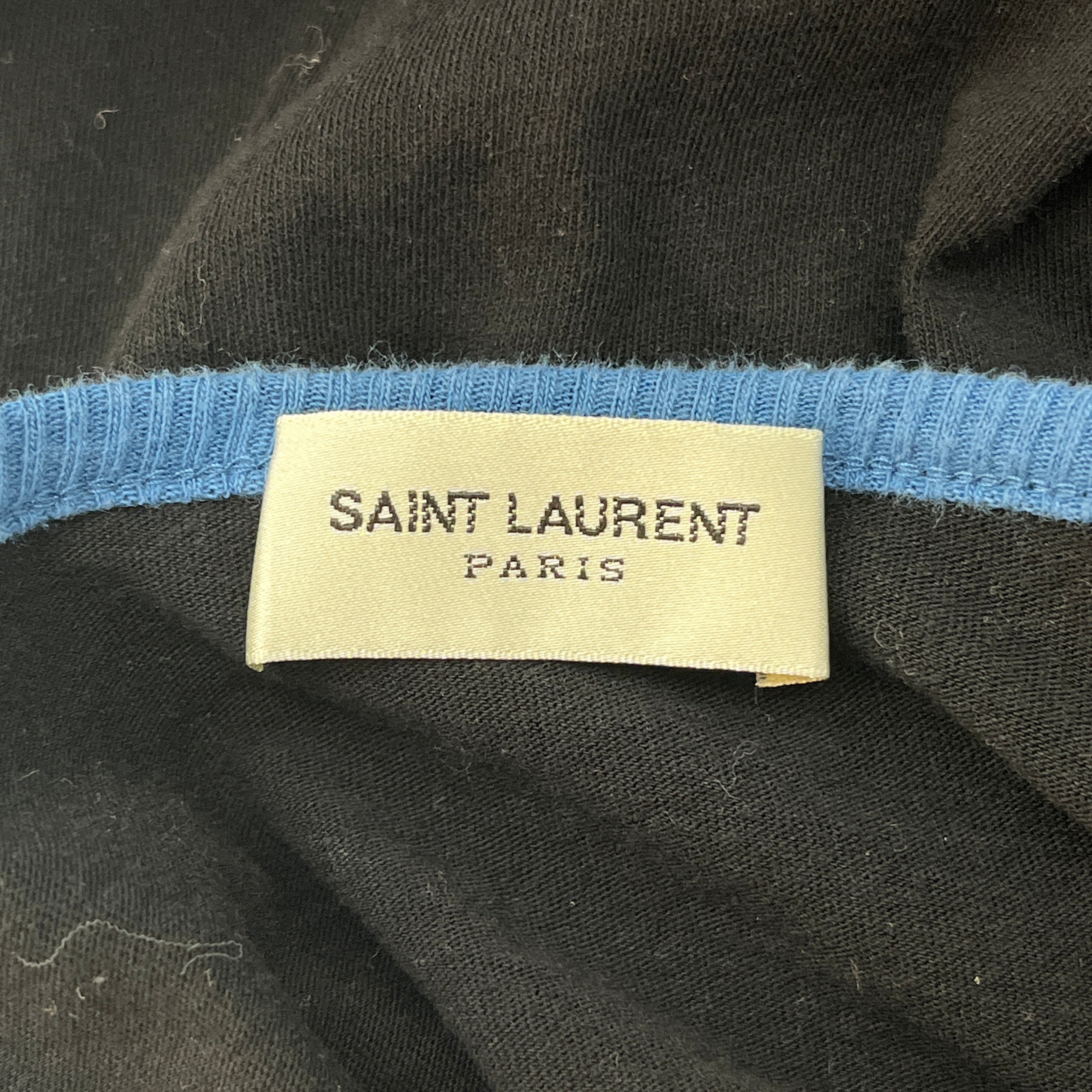 SAINT LAURENT/T-Shirt/XXL/Cotton/BLK/to the moon and back view 3