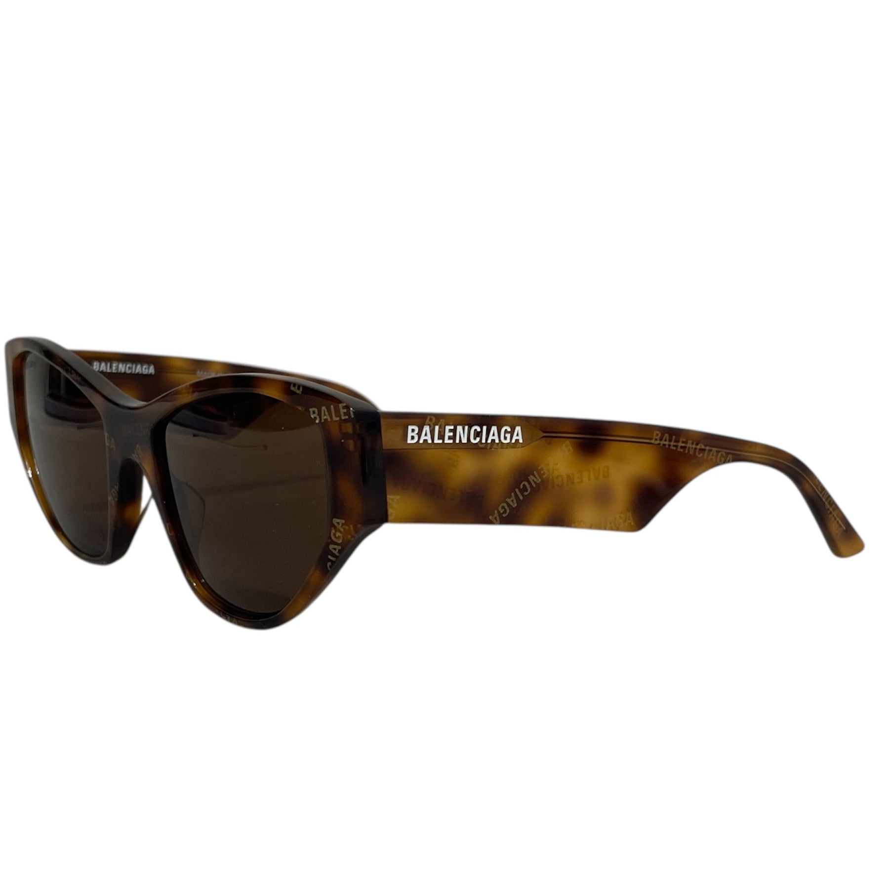 BALENCIAGA/Sunglasses/All Over Print/Plastic/BRW/Cat Eye view 2