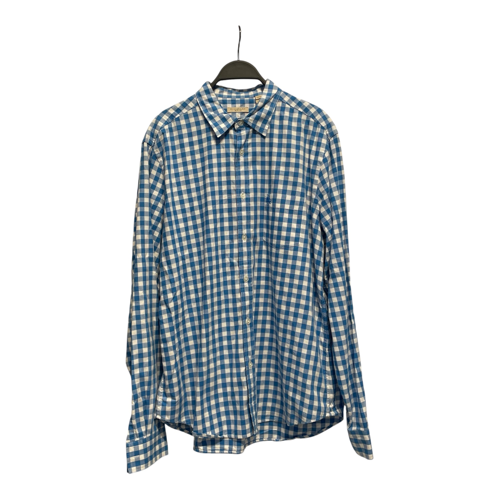 BURBERRY BRIT/Shirt/XL/Cotton/BLU/Hombre Check/beige view 1