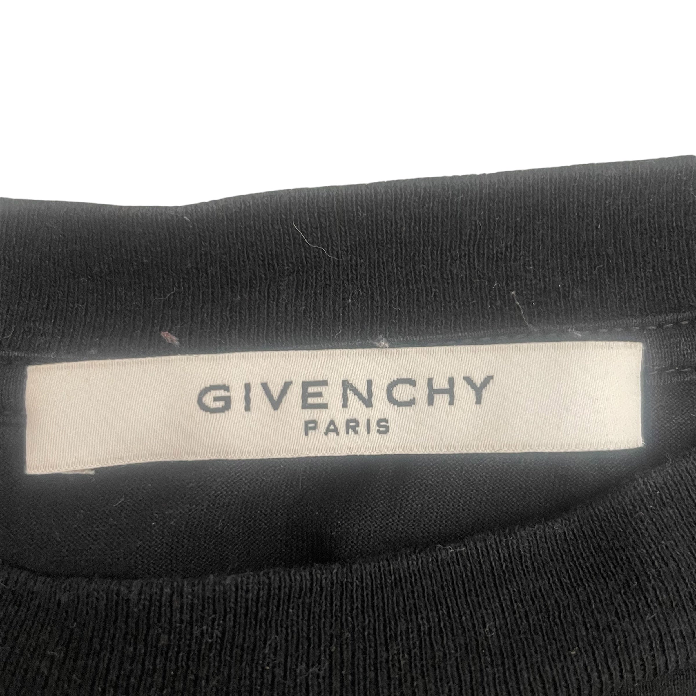 GIVENCHY/T-Shirt/S/Cotton/BLK/REDMONOCENTER view 3