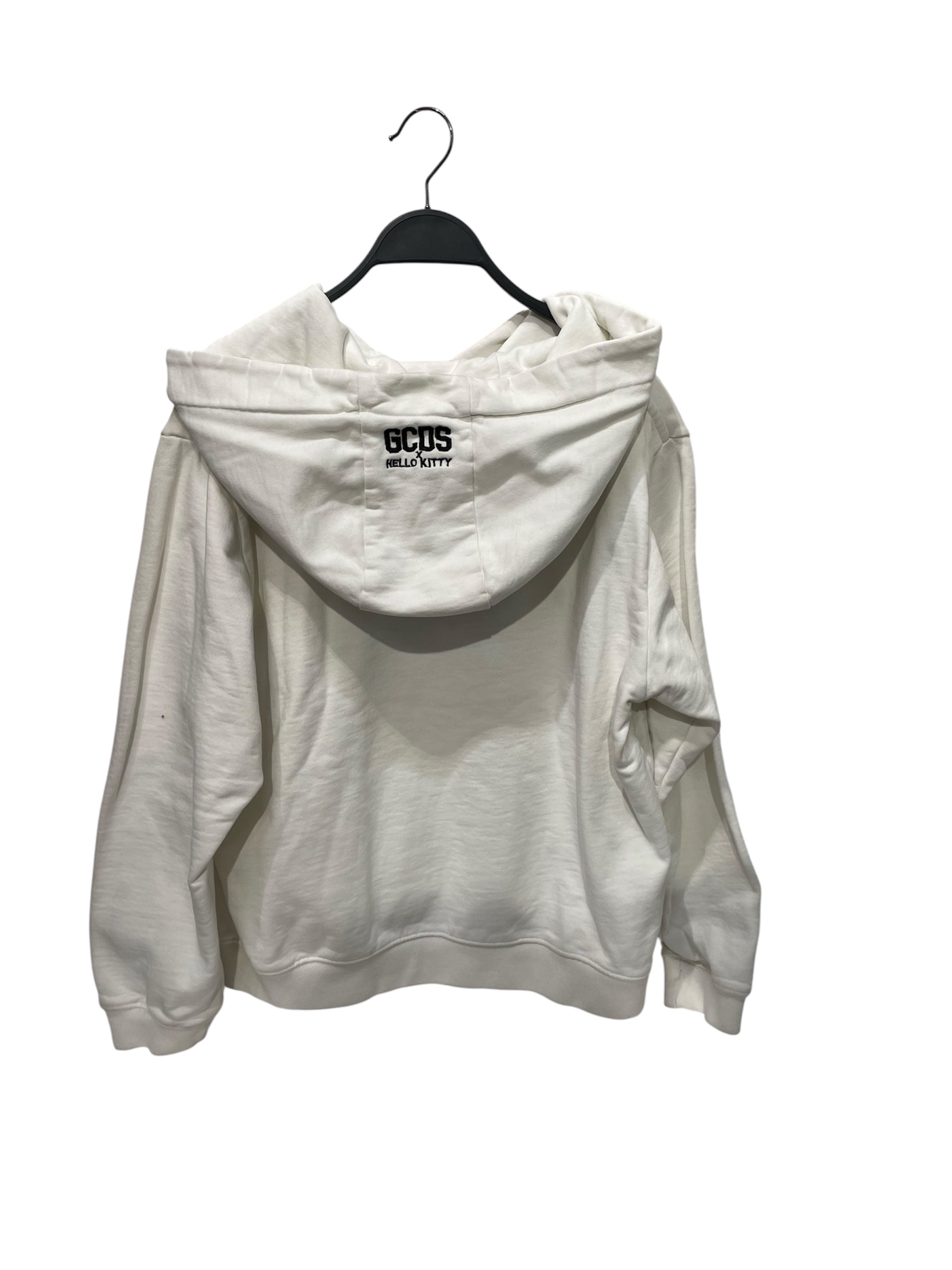 GCDS/Hoodie/M/Graphic/Cotton/WHT/HELLO KITTY view 2