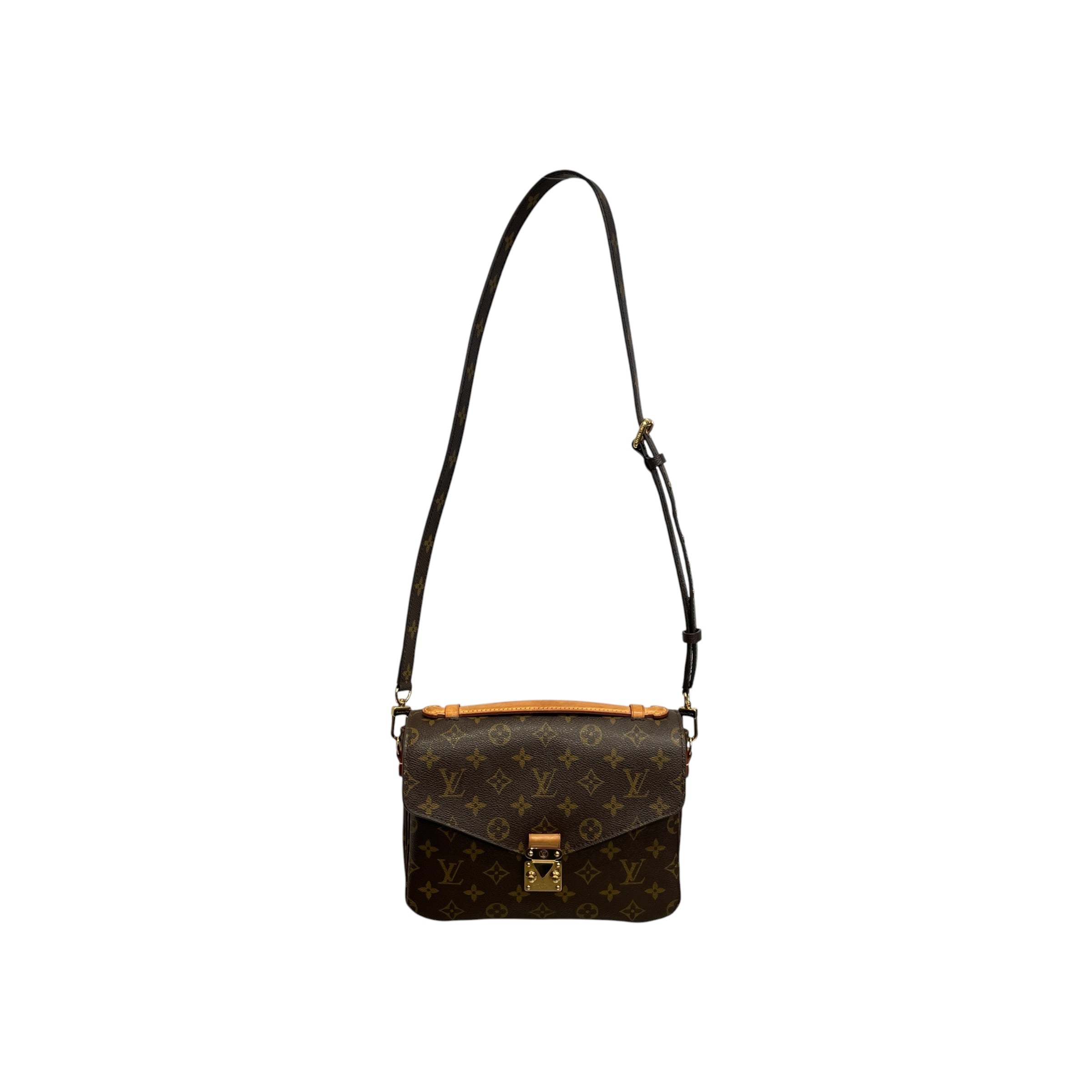LOUIS VUITTON/Cross Body Bag/Monogram/Leather/BRW/POUCHETTE METIS view 1