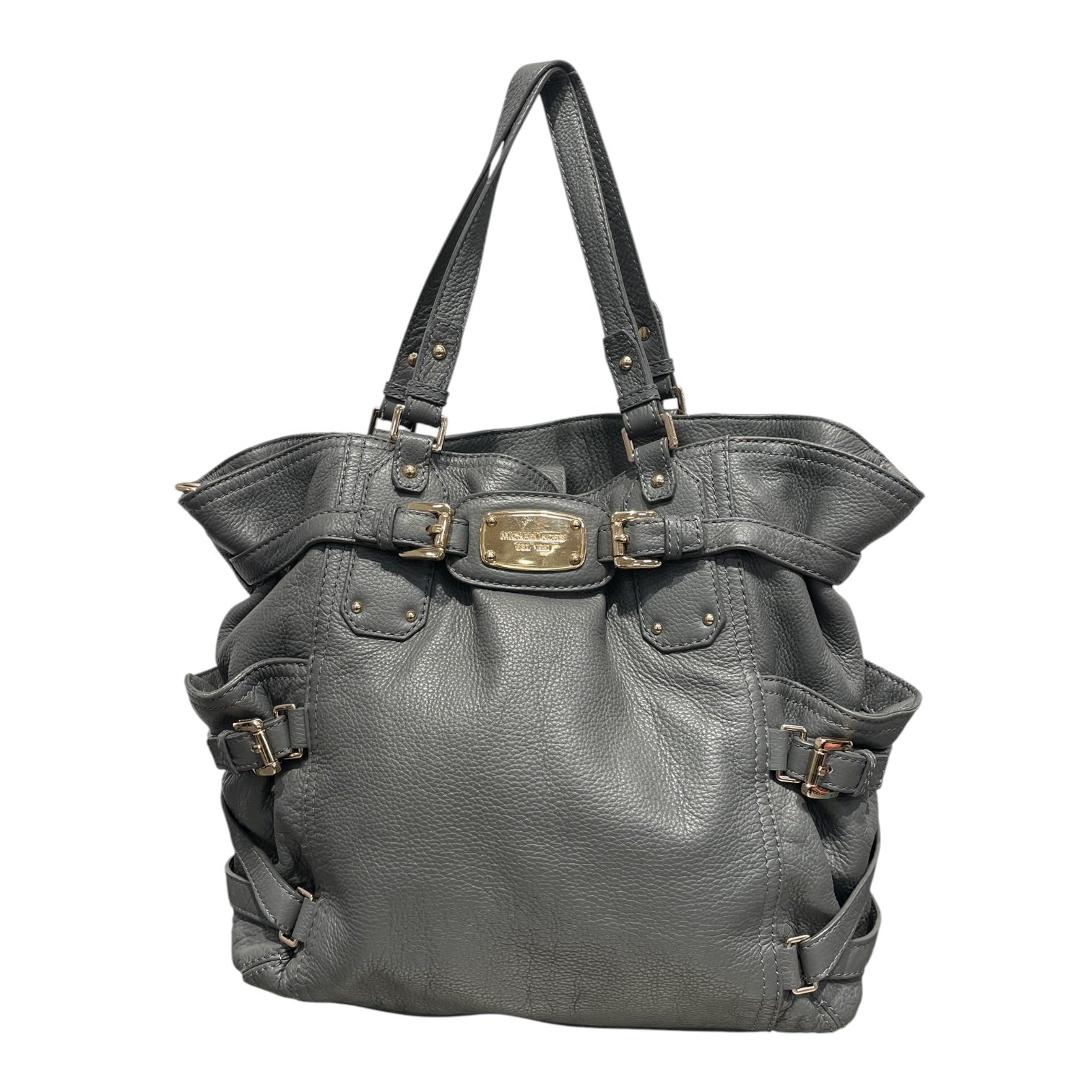 MICHAEL KORS/Tote Bag/Leather/GRY/Grey Gansevoort Pebbled Tote view 1