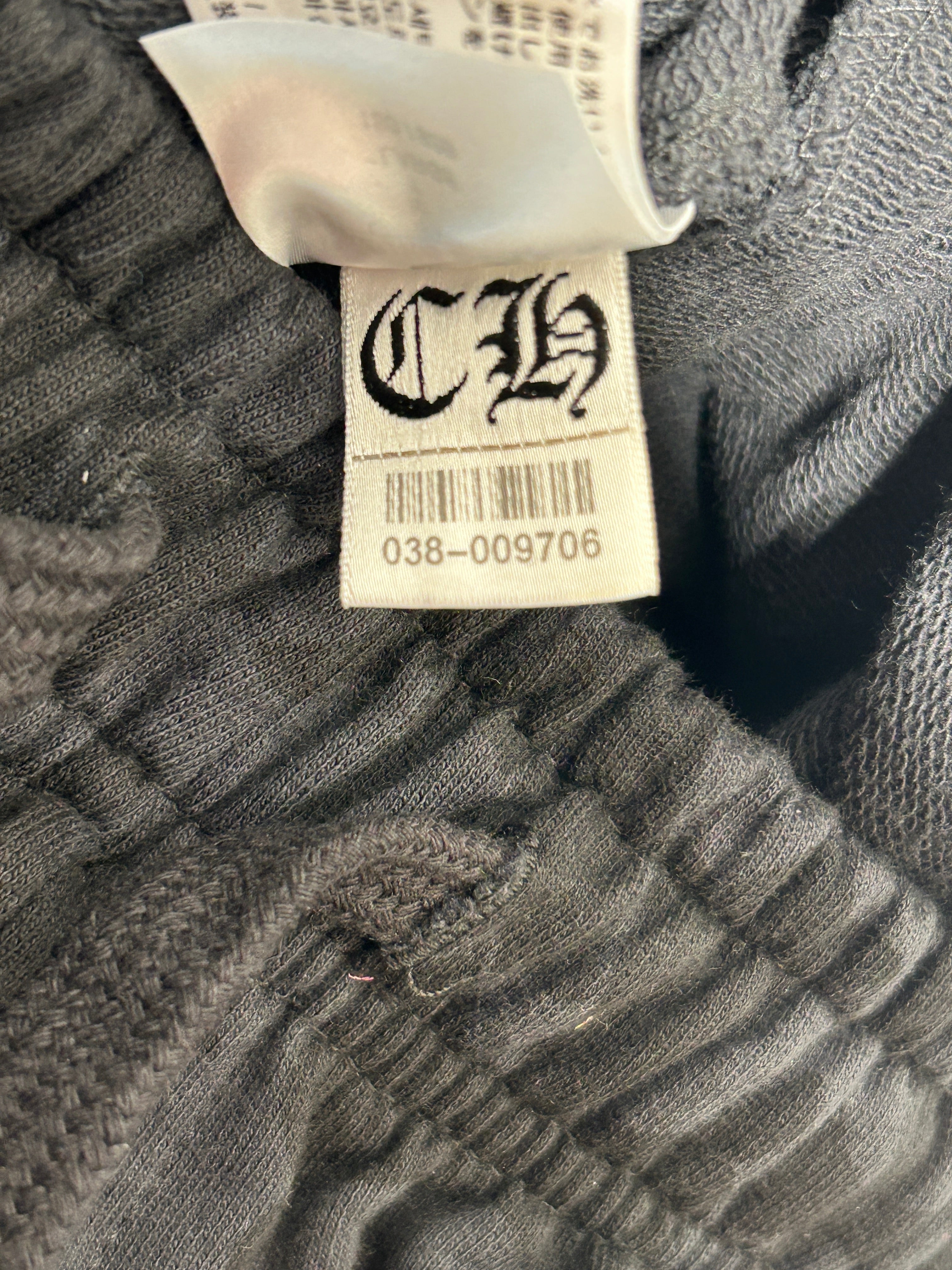 CHROME HEARTS/Pants/L/Cotton/BLK/All Over Print/cemetary cross all over view 5