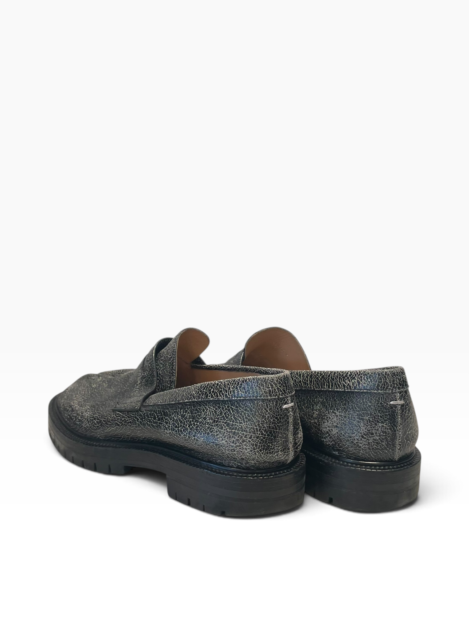 Maison Margiela/Loafers/EU 45/Leather/BLK/ view 2