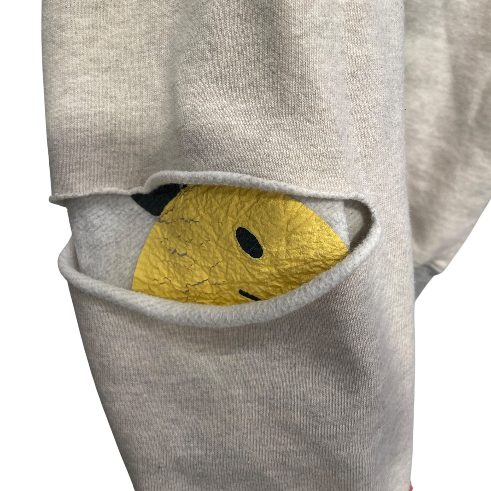 KAPITAL/Sweater/2/Cotton/GRY/SMILEY BUNNY ELBOW SLICE view 5