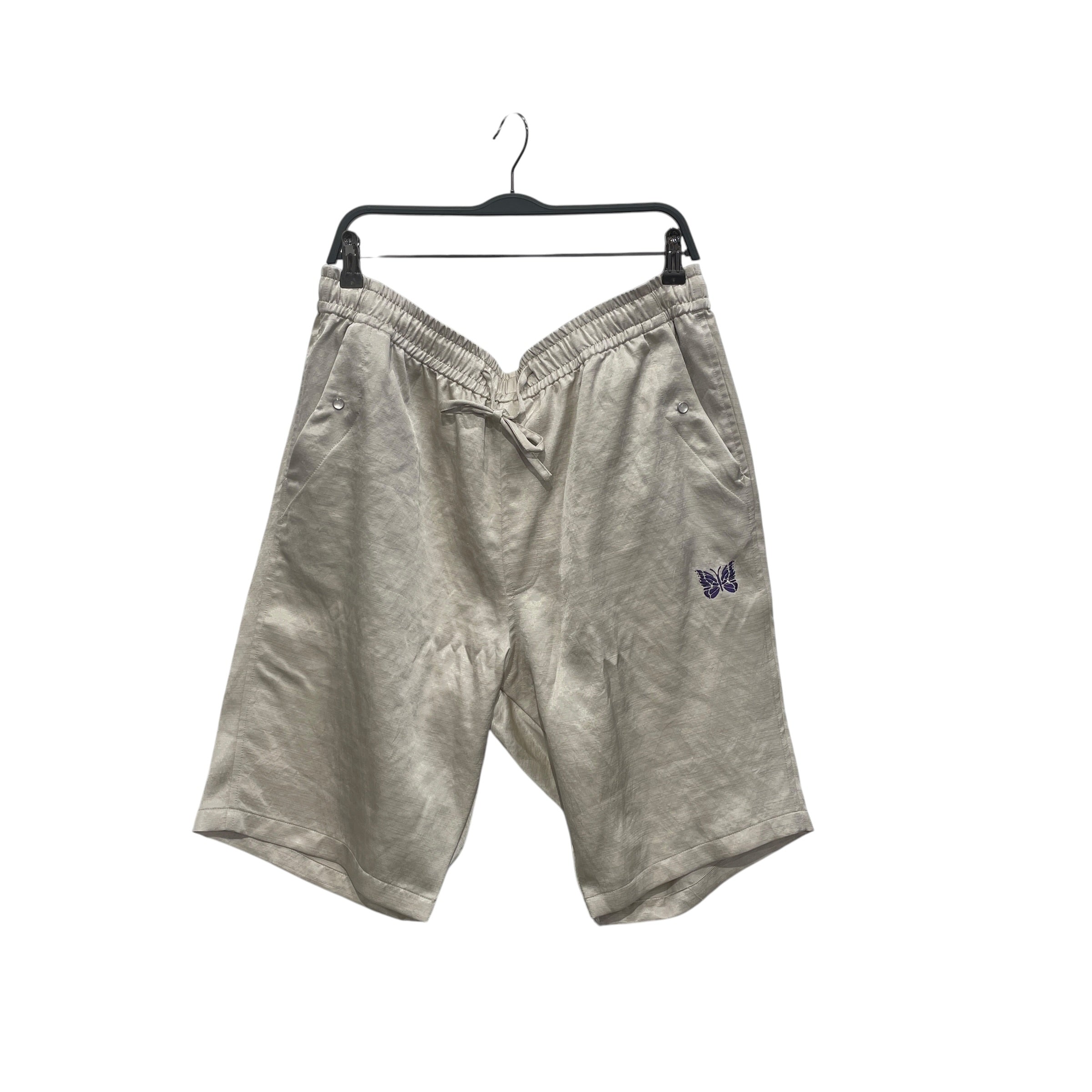 Needles/Shorts/XL/Polyester/CRM/PPL NEEDLES LOGO RIGHT view 1