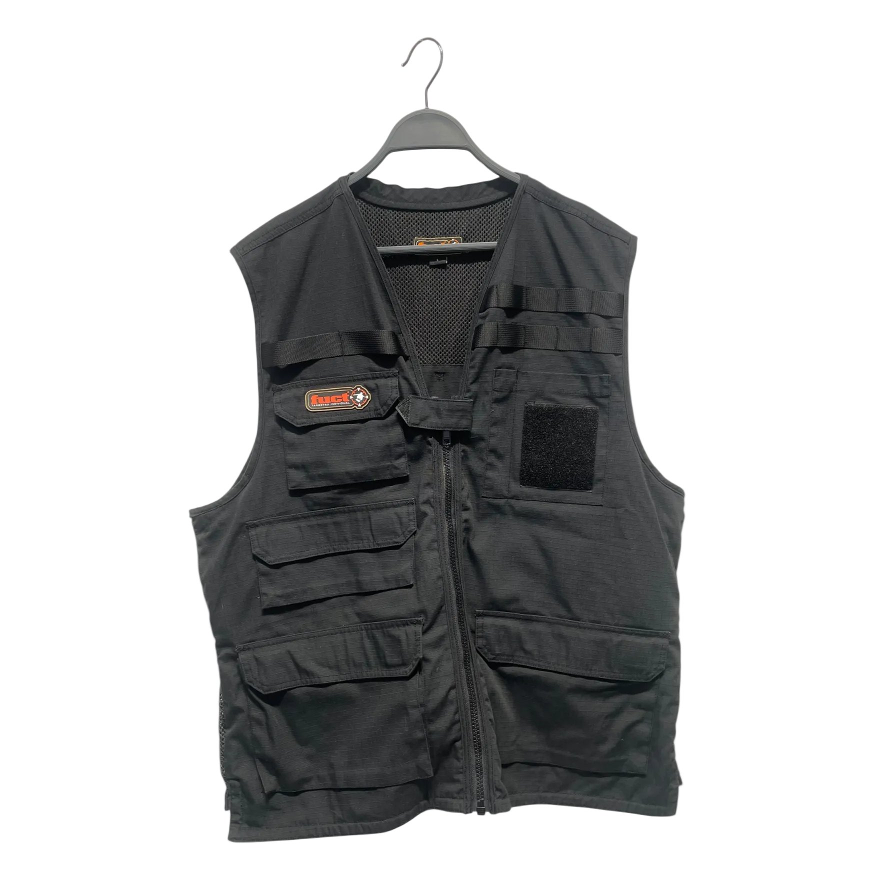 FUCT/Vest/L/Polyester/BLK/Utility/ view 1