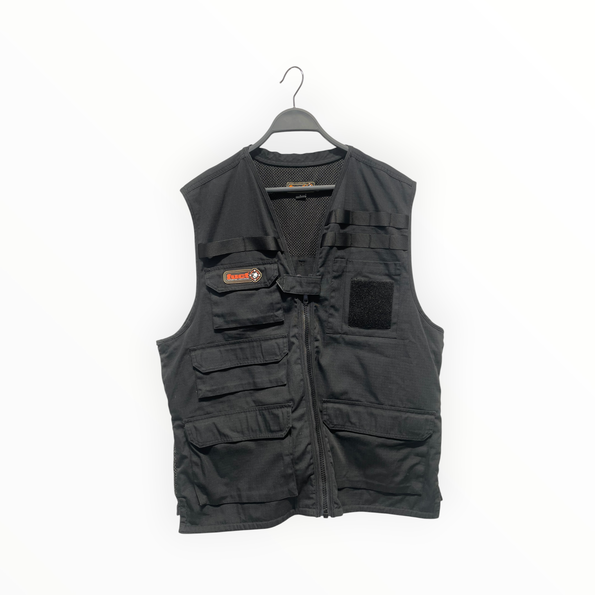FUCT/Vest/L/Polyester/BLK/Utility/ view 1