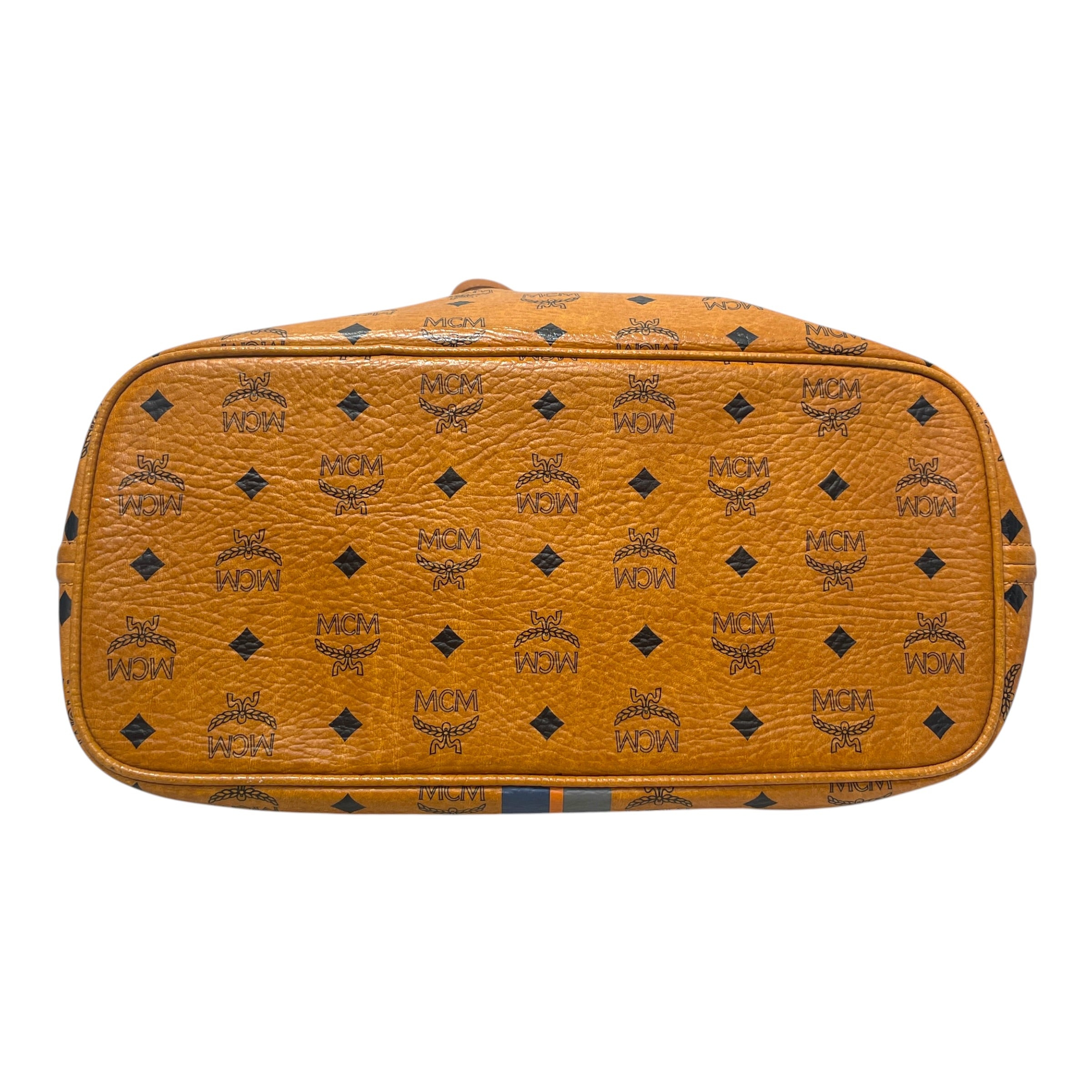 MCM/Tote Bag/Leather/BRW/Monogram tote bag view 5