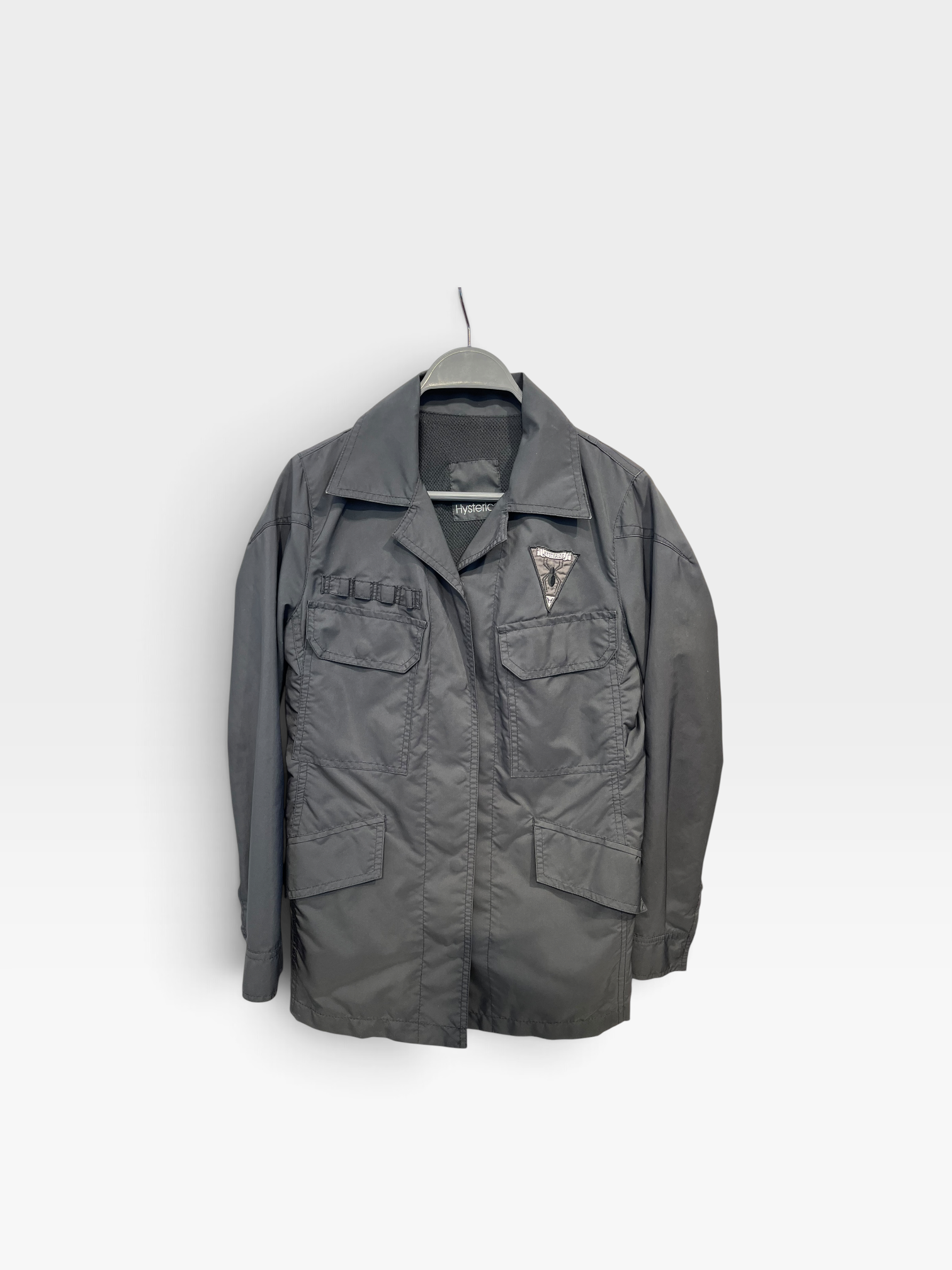 Hysterics/Windbreaker/Nylon/BLK/SPIDER PATCH view 1