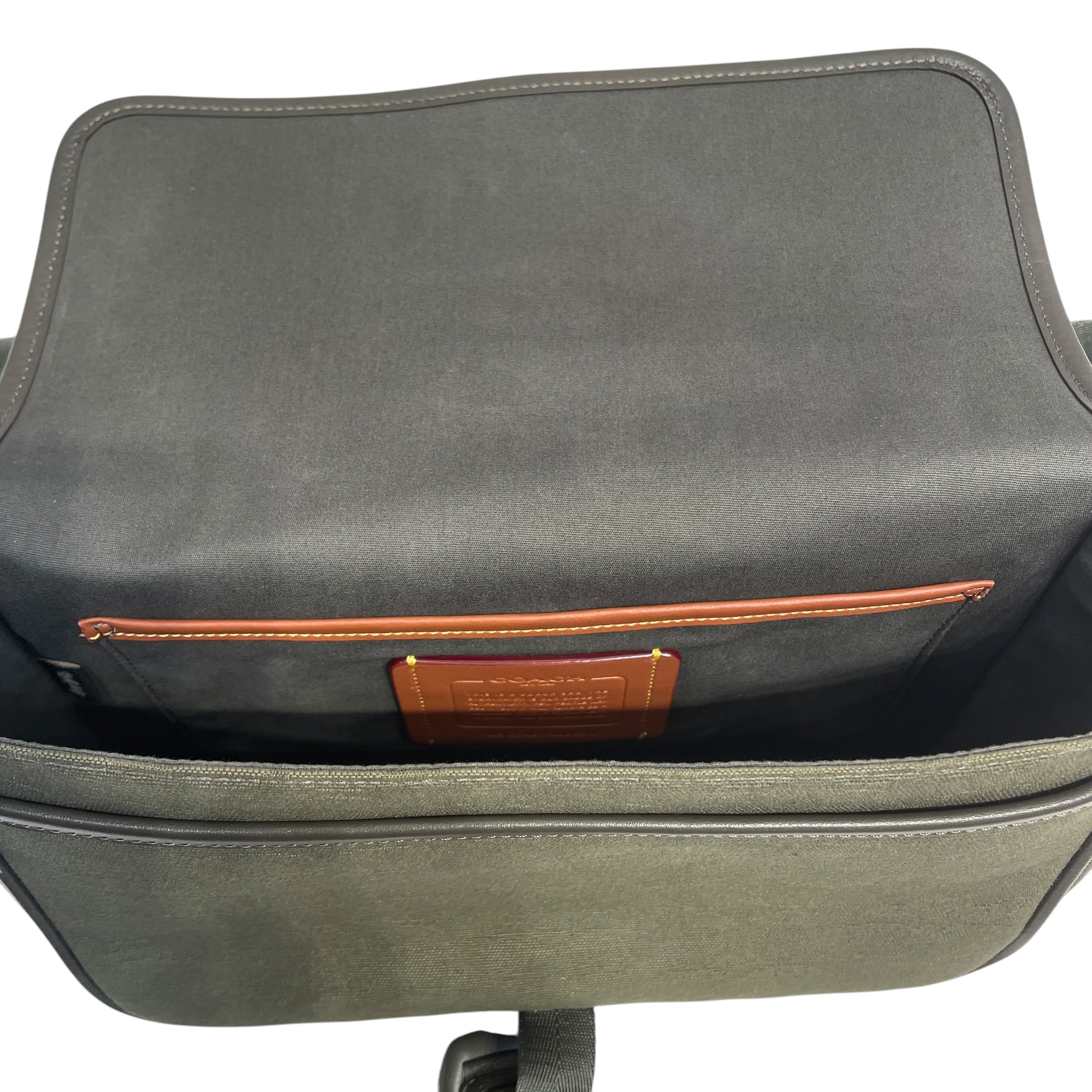 COACH/Bag/Monogram/Cotton/KHK/League Messenger bag view 3