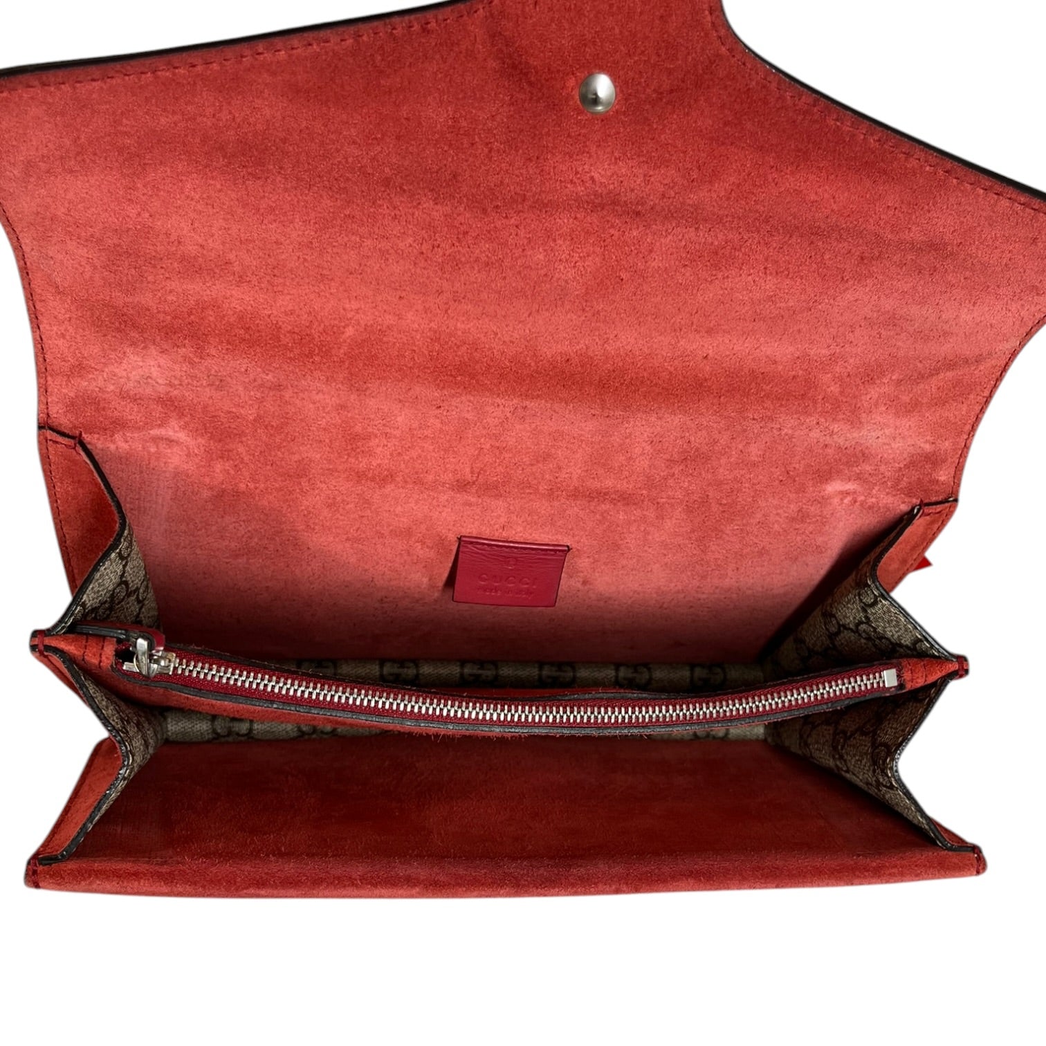 GUCCI/Bag/Monogram/Cotton/BEG/DIONYSUS BAG W/ RED SUEDE view 5