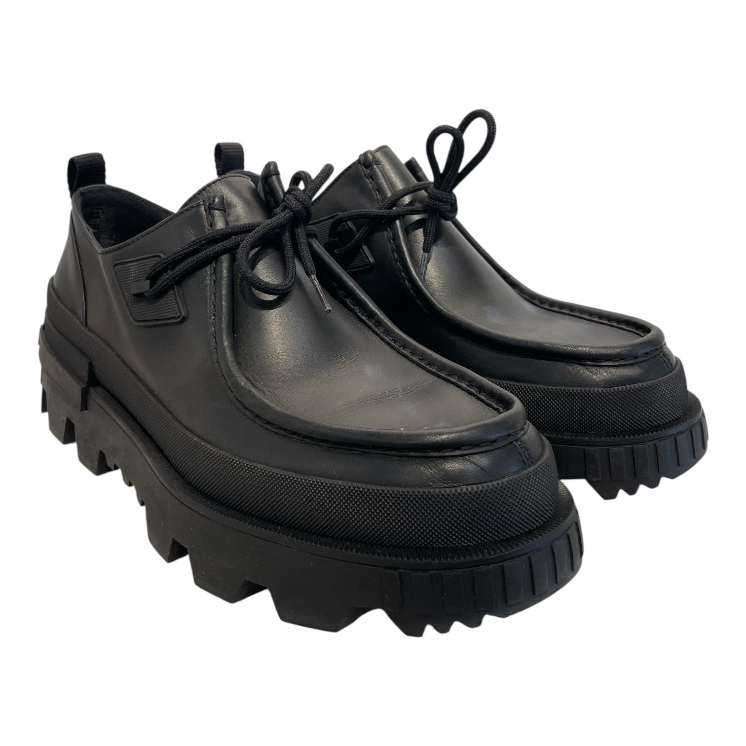 MONCLER/Loafers/EU 46/Leather/BLK/ view 1