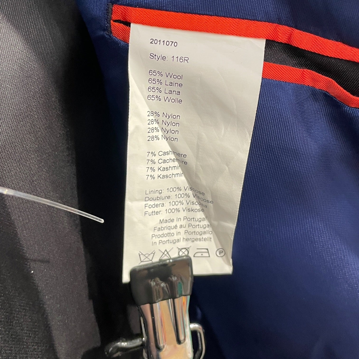 Paul Smith/Trench Coat/Wool/NVY/3 BUTTON view 4