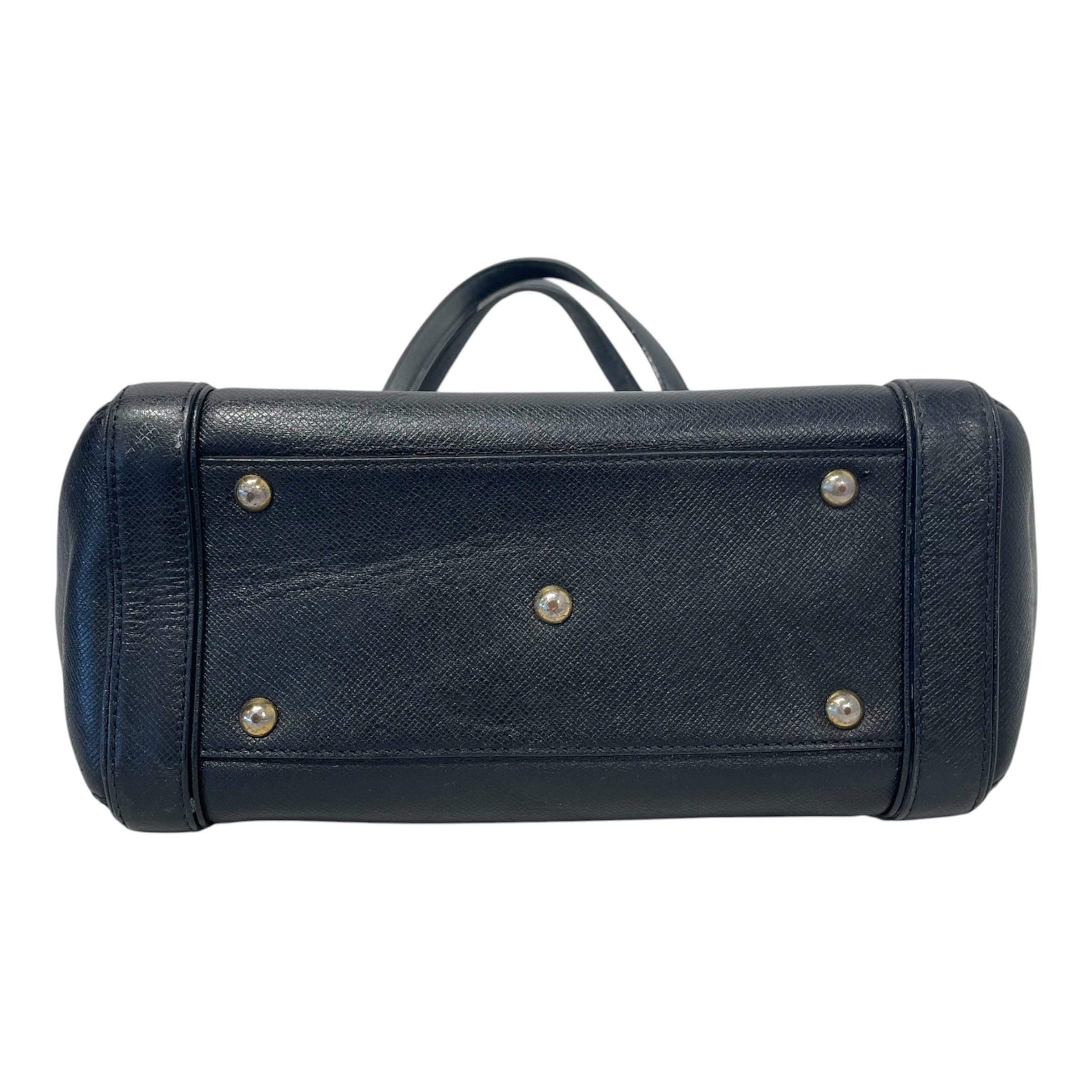 MCM/Hand Bag/Leather/BLK/R7567 view 3