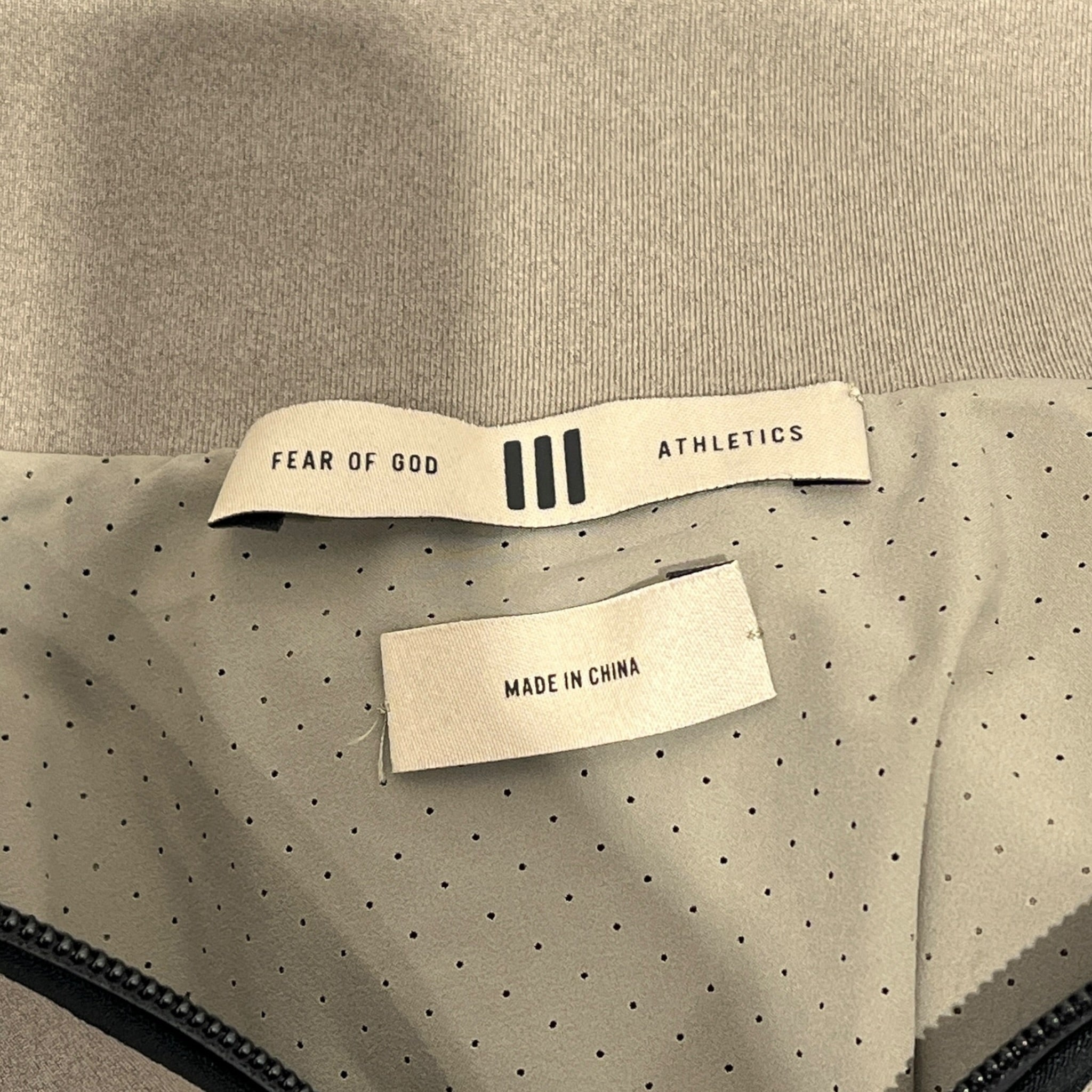 FEAR OF GOD/adidas/Sweatshirt/L/Polyester/GRY/Long Length/Basketball Athletic Zip Swtr view 3