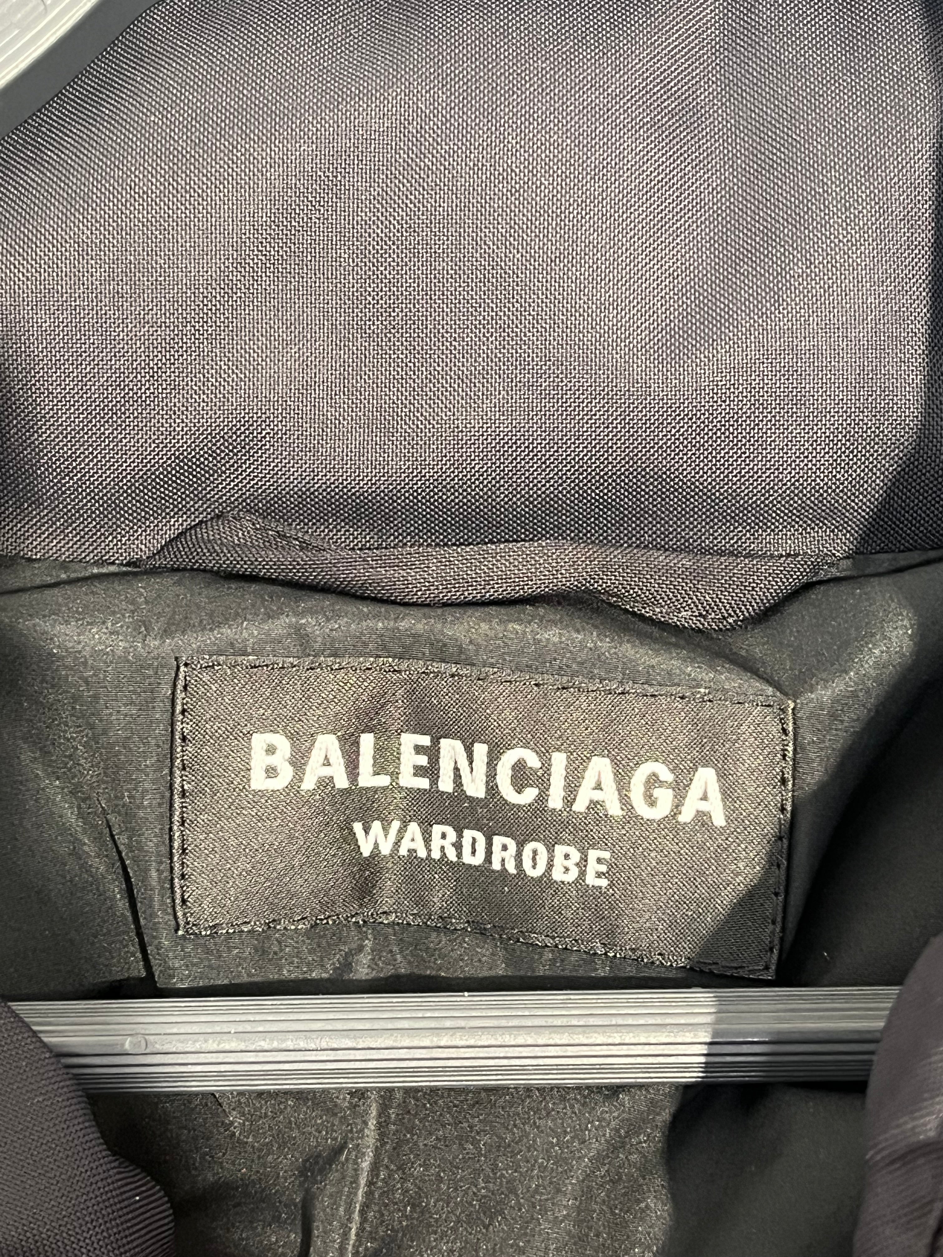 BALENCIAGA/Puffer Jkt/46/Polyester/BLK/BLACK WARDROBE PUFFER view 4