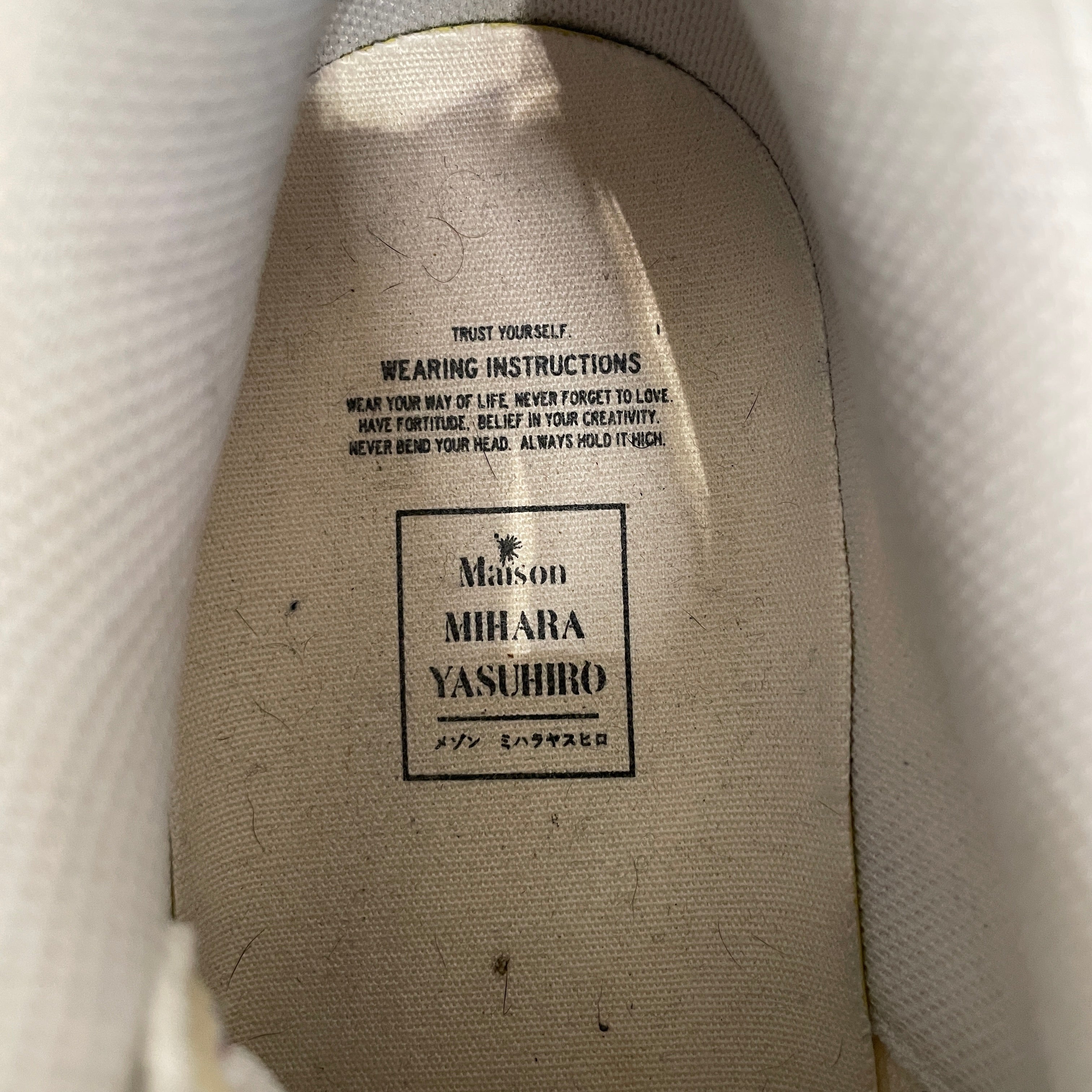MIHARA YASUHIRO/Low-Sneakers/EU 42/Cotton/WHT/PARKER CANVAS view 7