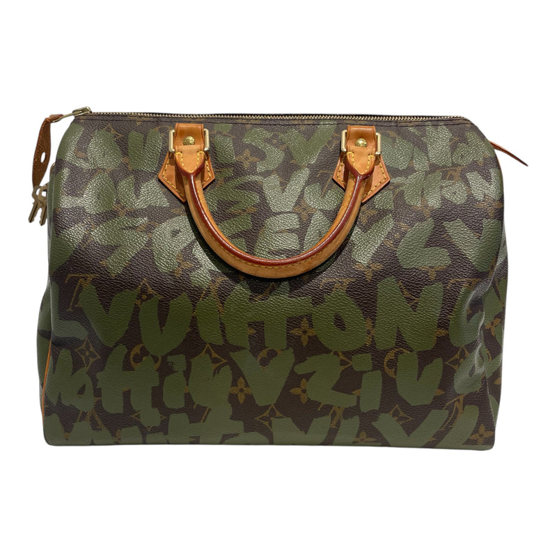 LOUIS VUITTON/Hand Bag/Monogram/Leather/BRW/2001 Speedy 30 DC:TH0041