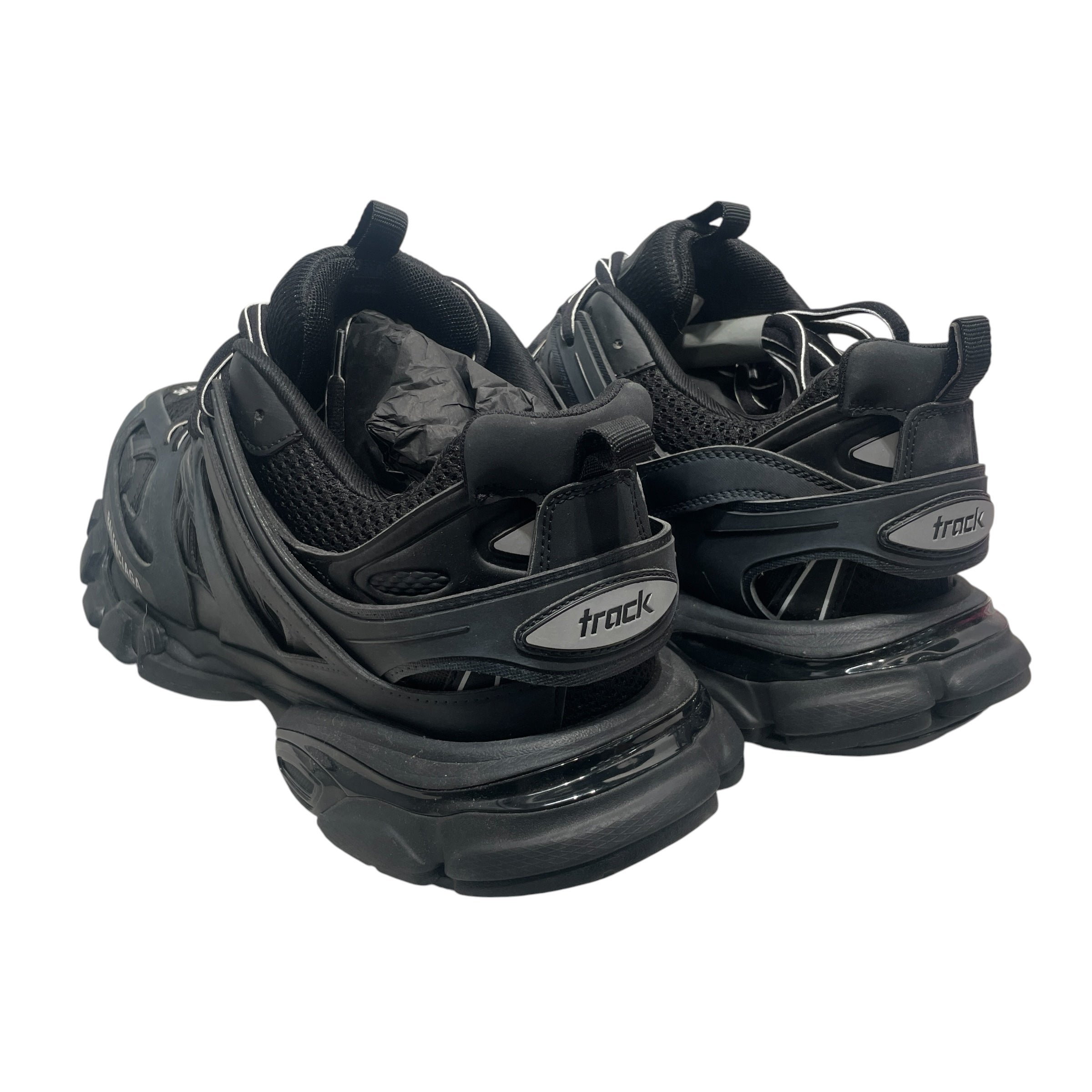 BALENCIAGA/Low-Sneakers/US 12/Leather/BLK/TRACK SNEAKERS view 2