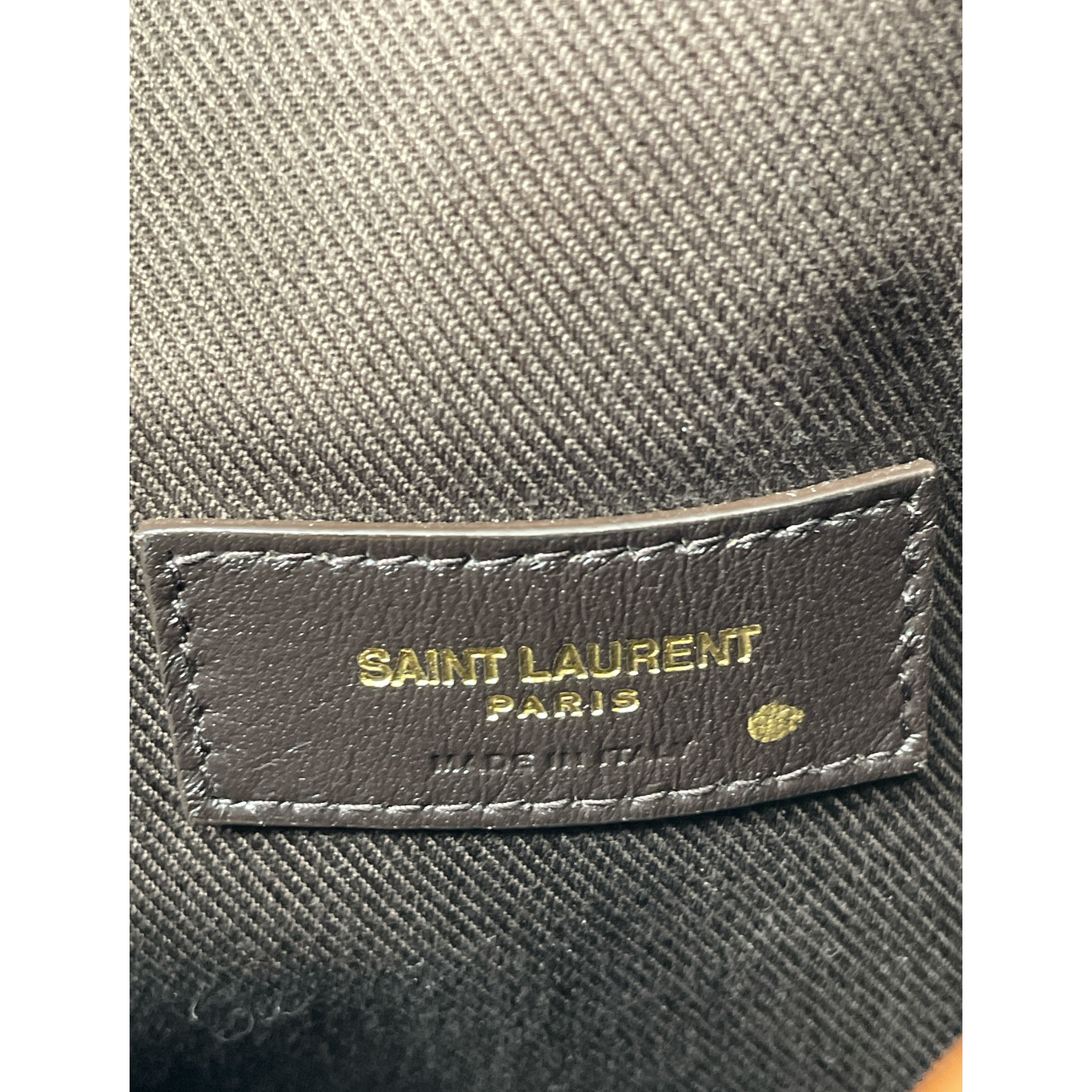 SAINT LAURENT/Pouch/All Over Print/Leather/BRW/MONO OVERSIZED view 5