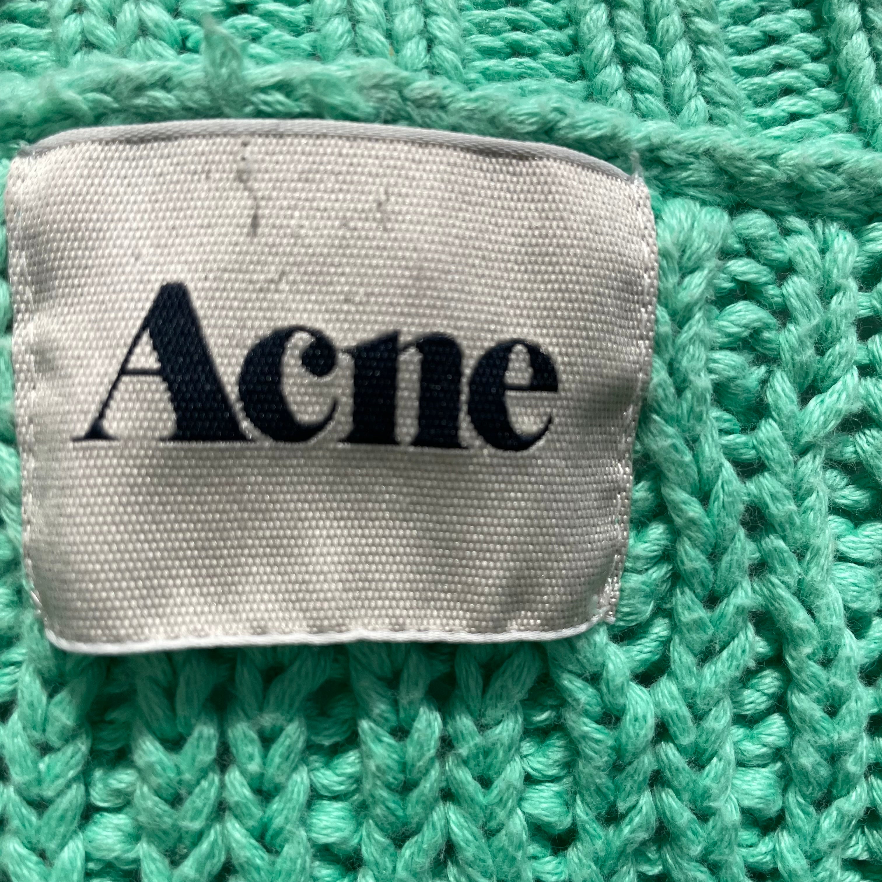 Acne Studios/Heavy Sweater/L/Cotton/GRN/SS2012 Cable Knit Sweater view 3