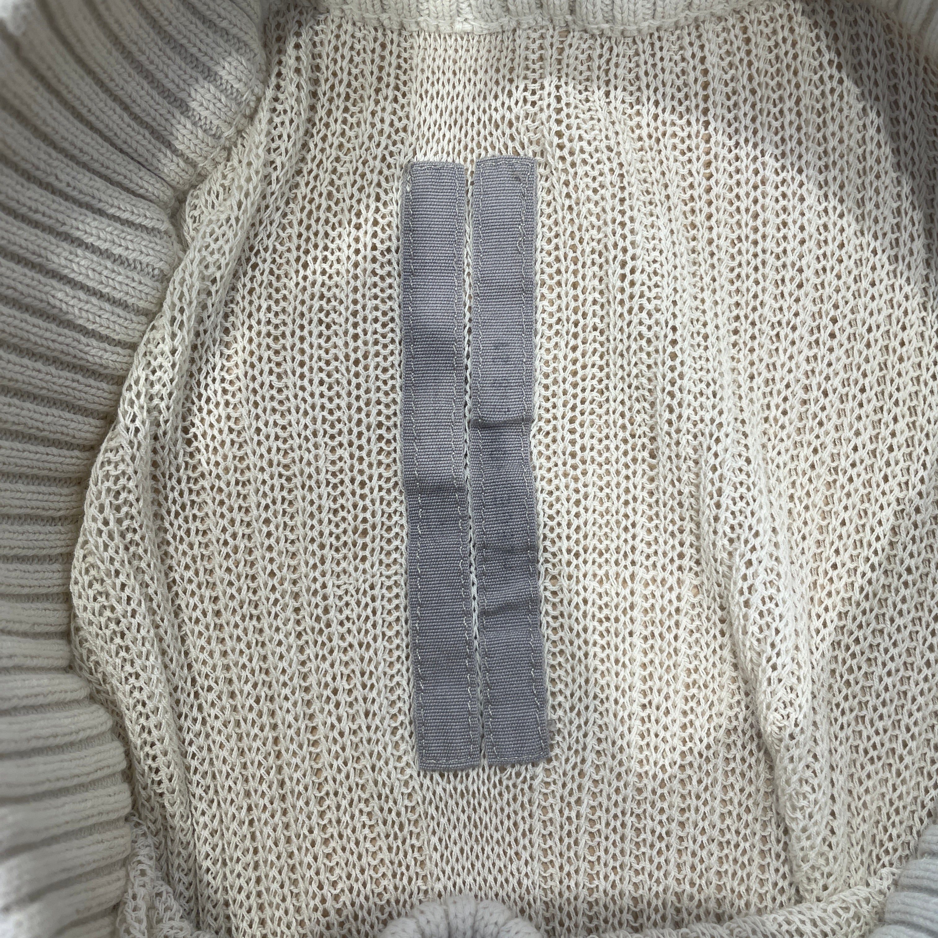 Rick Owens/Sweater/XS/Cotton/CRM/MEMBRANE OYSTER SWEATER view 4