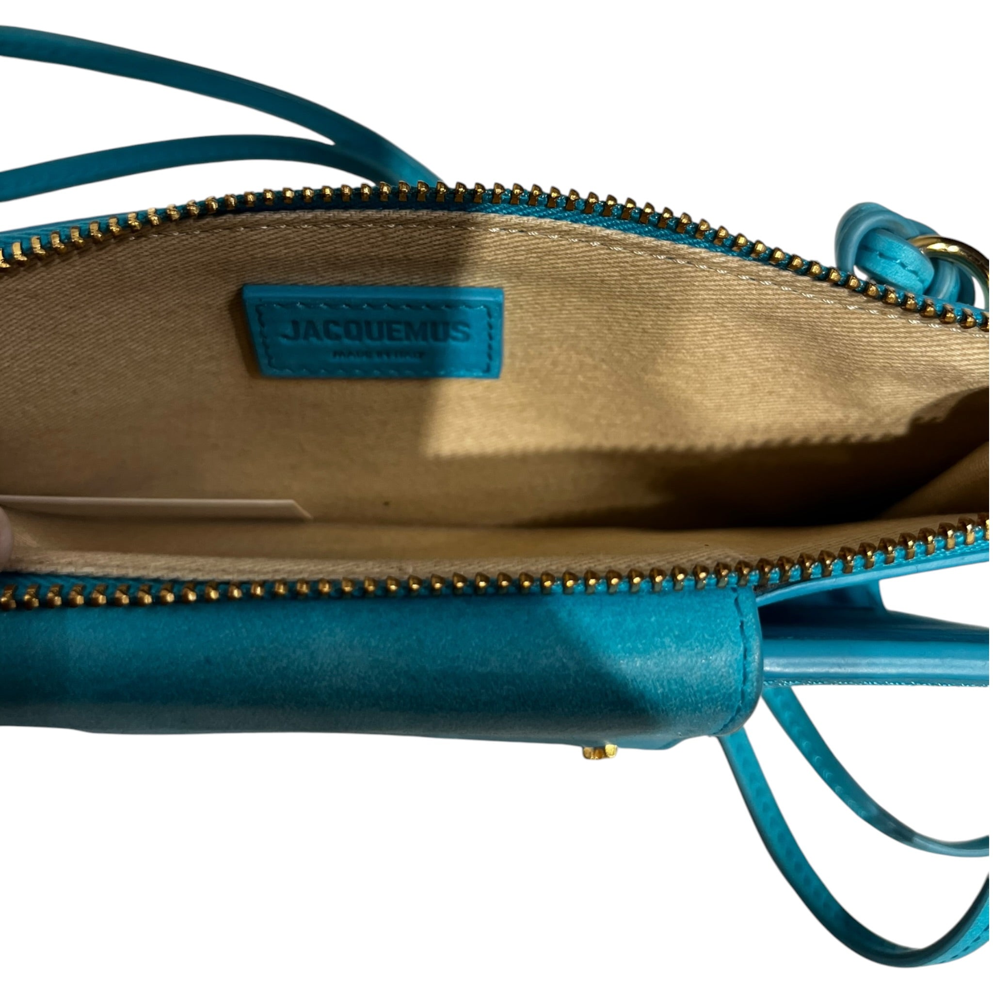 JACQUEMUS/Hand Bag/Leather/BLU/LE PICHOTO MINI BAG view 4