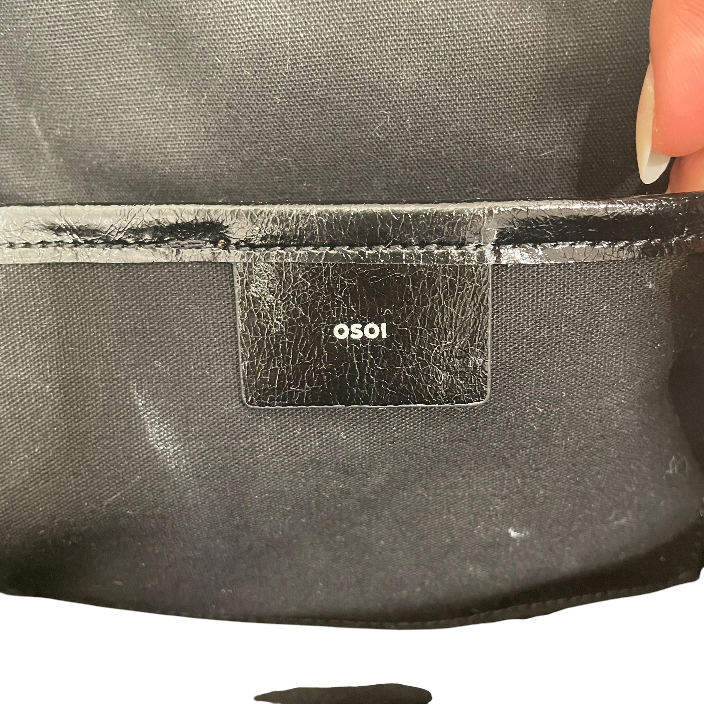 OSOI/Hand Bag/Leather/BLK/OSOI CIRCLE BROT BAG view 5