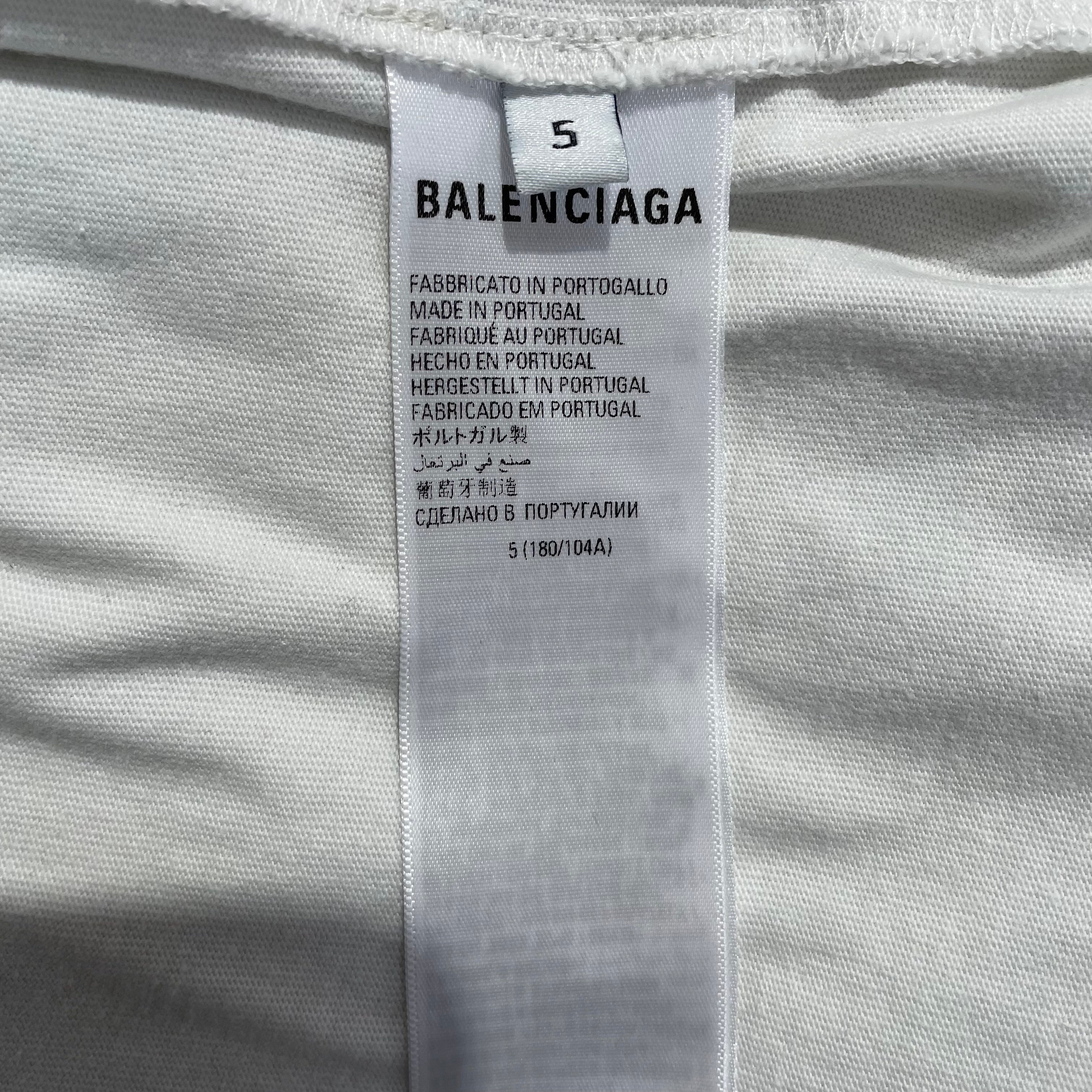 BALENCIAGA/T-Shirt/5/Cotton/CRM/2022 NYSE view 5