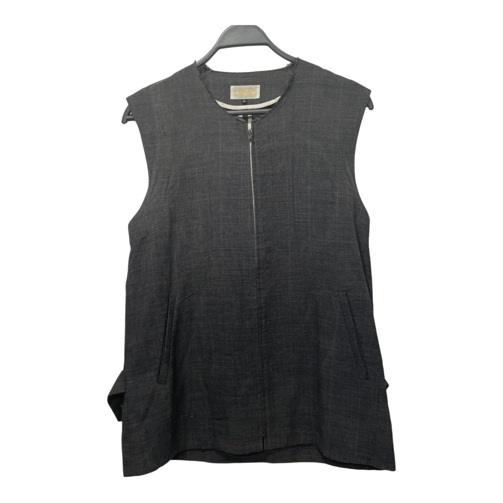 UNDERCOVER/Vest/L/Wool/GRY/Back Buckle/JUN TAKAHASHI SS 1998 view 1