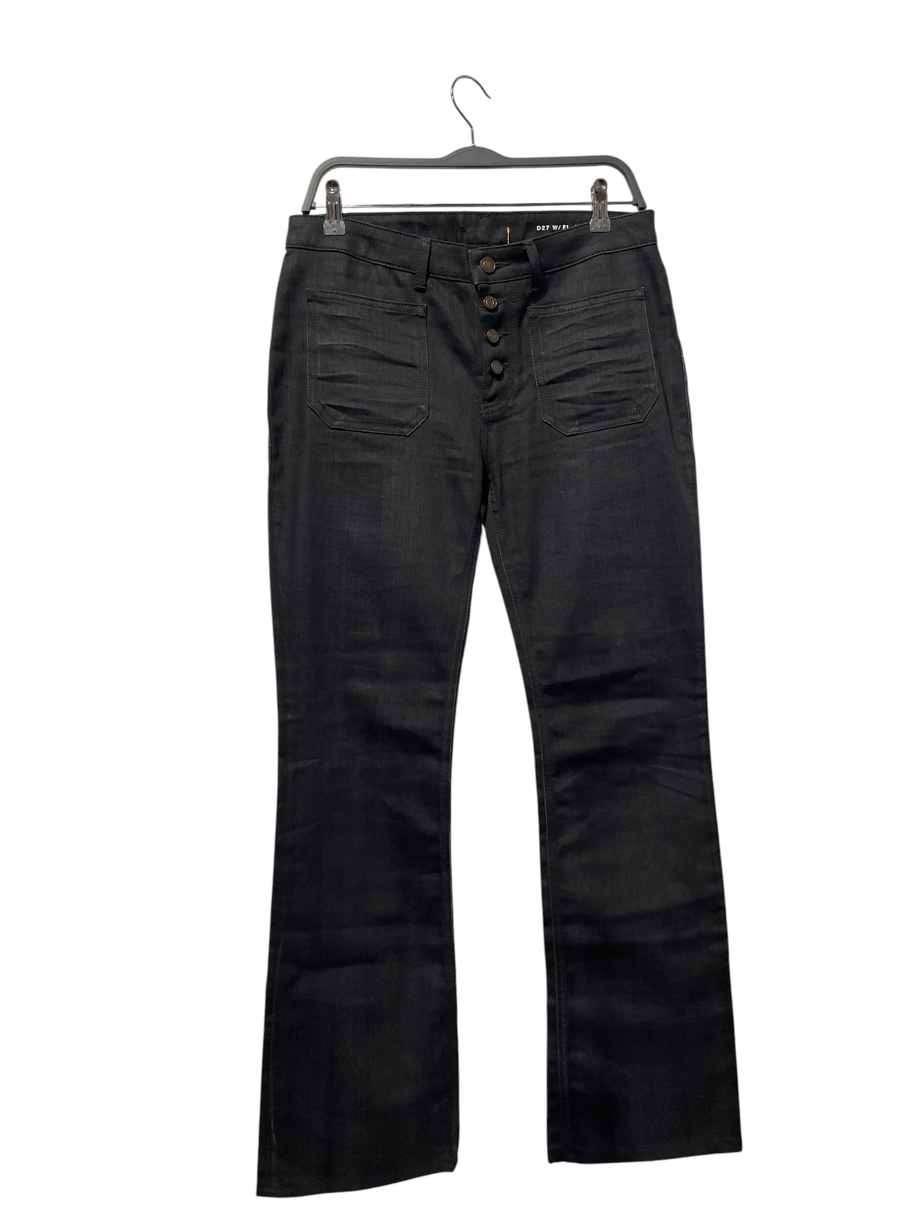 SAINT LAURENT/Skinny Pants/28/Denim/BLK/FRONT SQUARE POCKETS view 1