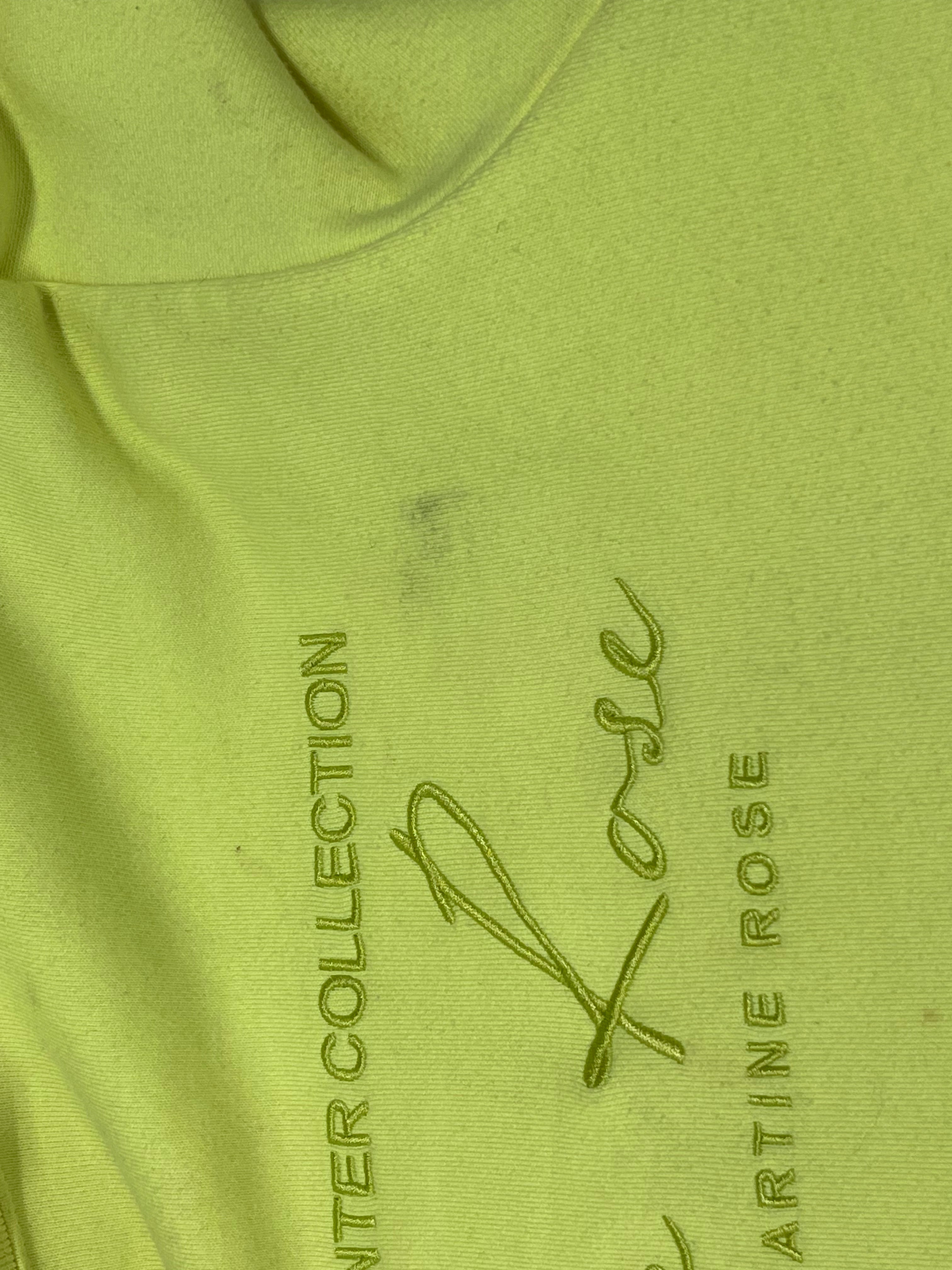 MARTINE ROSE/Sweater/S/Cotton/YEL/neon 90-91 crewneck view 6