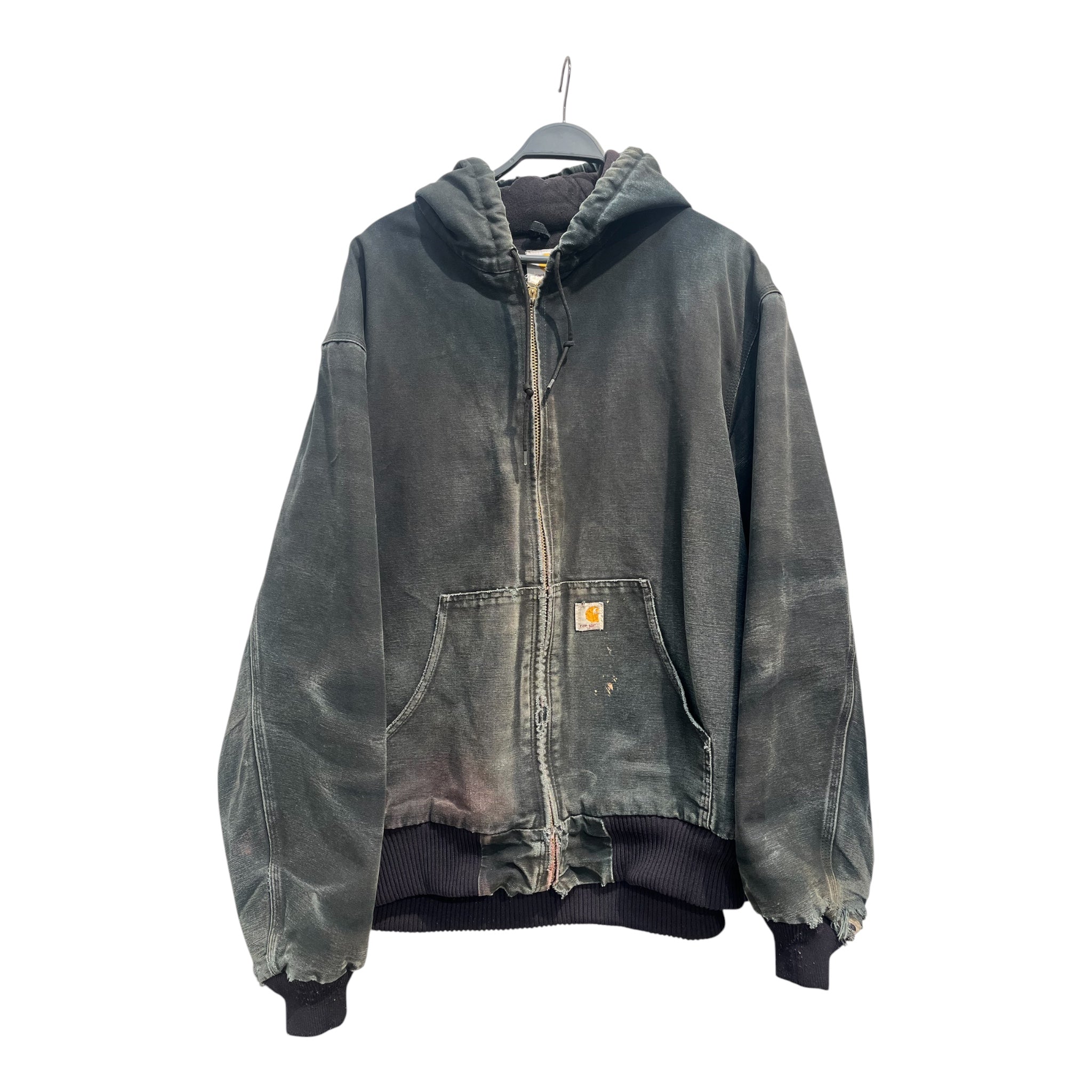 Carhartt/Denim Jkt/XXL/Cotton/BLK/FADED DISTRESSEDD view 1