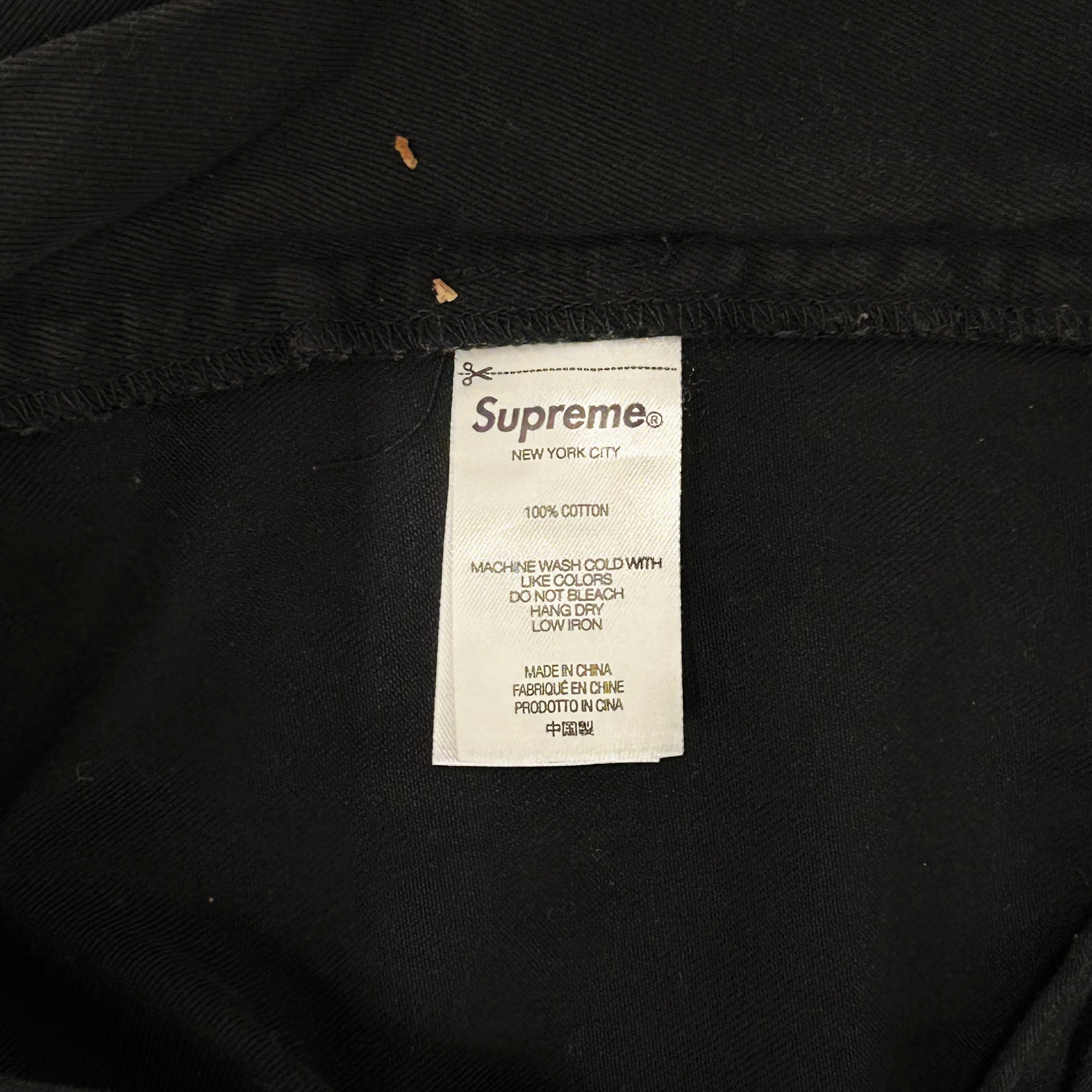 Supreme/JUNYA WATANABE COMME des GARCONS/Slacks/30/Cotton/BLK/All Over Print/POEM PRINT view 4